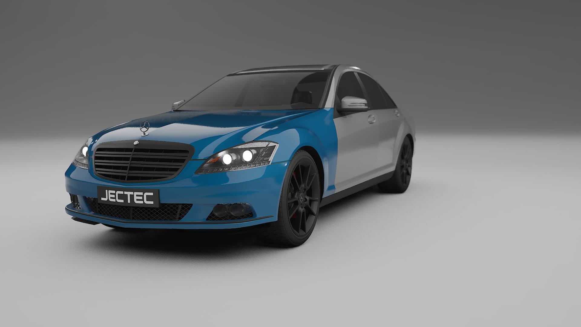 Mercedes S-class W221 facelift Lackschutzfolie | CrystalGuard Transparente PPF Komplett-Vorgeschnittener Kit