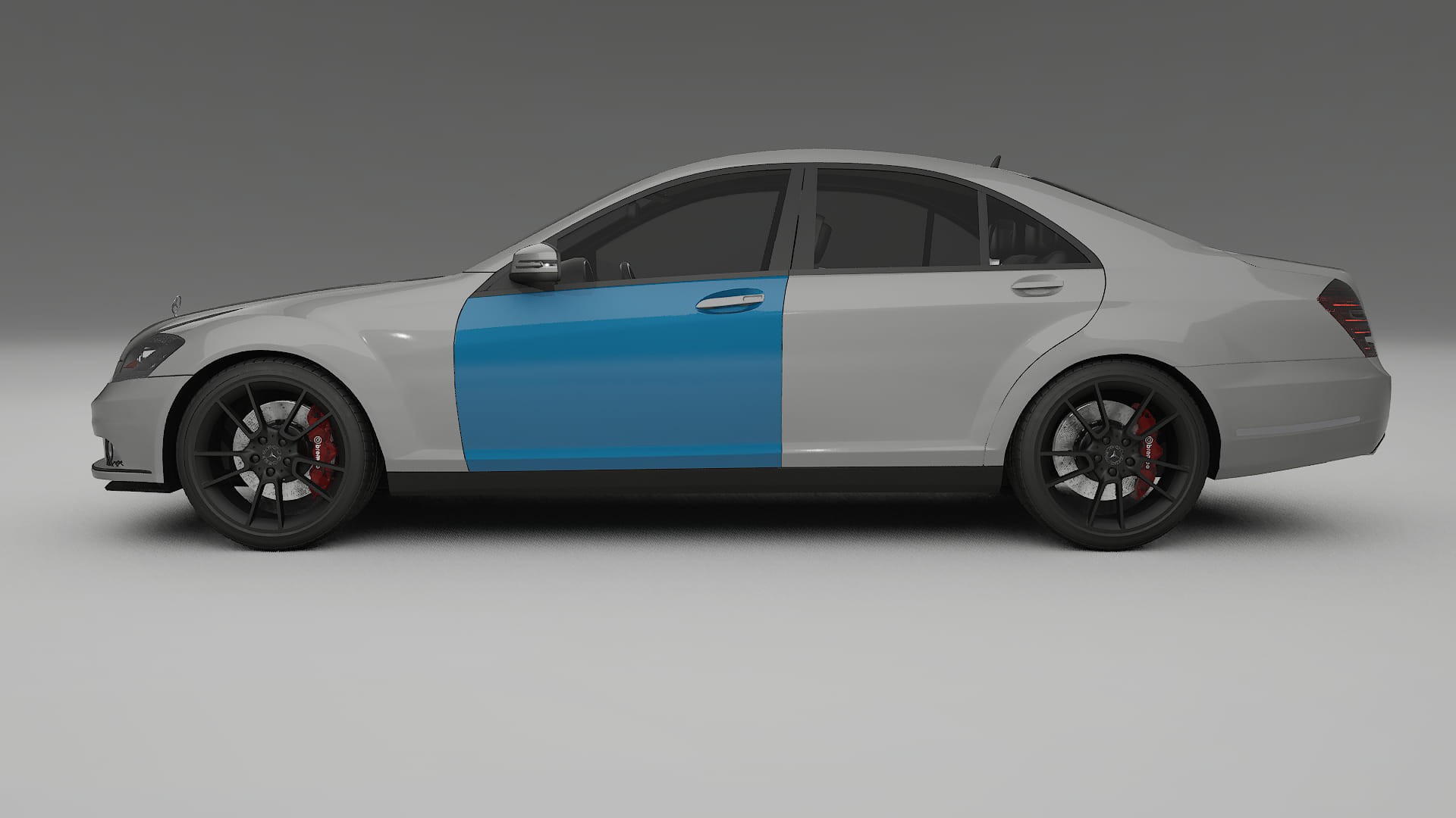 Mercedes S-class W221 facelift Lackschutzfolie | CrystalGuard Transparente PPF Komplett-Vorgeschnittener Kit