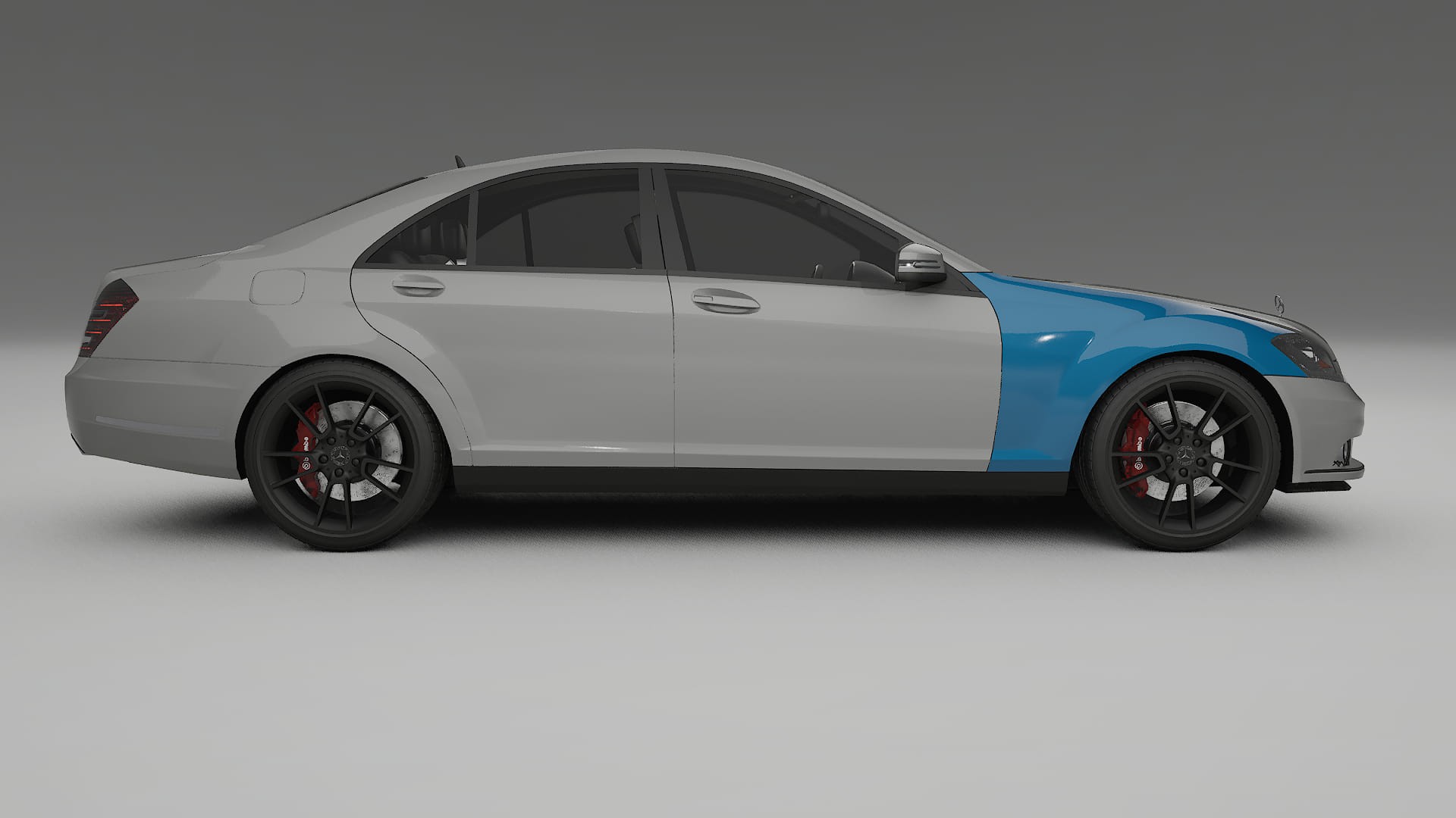 Mercedes S-class W221 facelift Lackschutzfolie | CrystalGuard Transparente PPF Komplett-Vorgeschnittener Kit