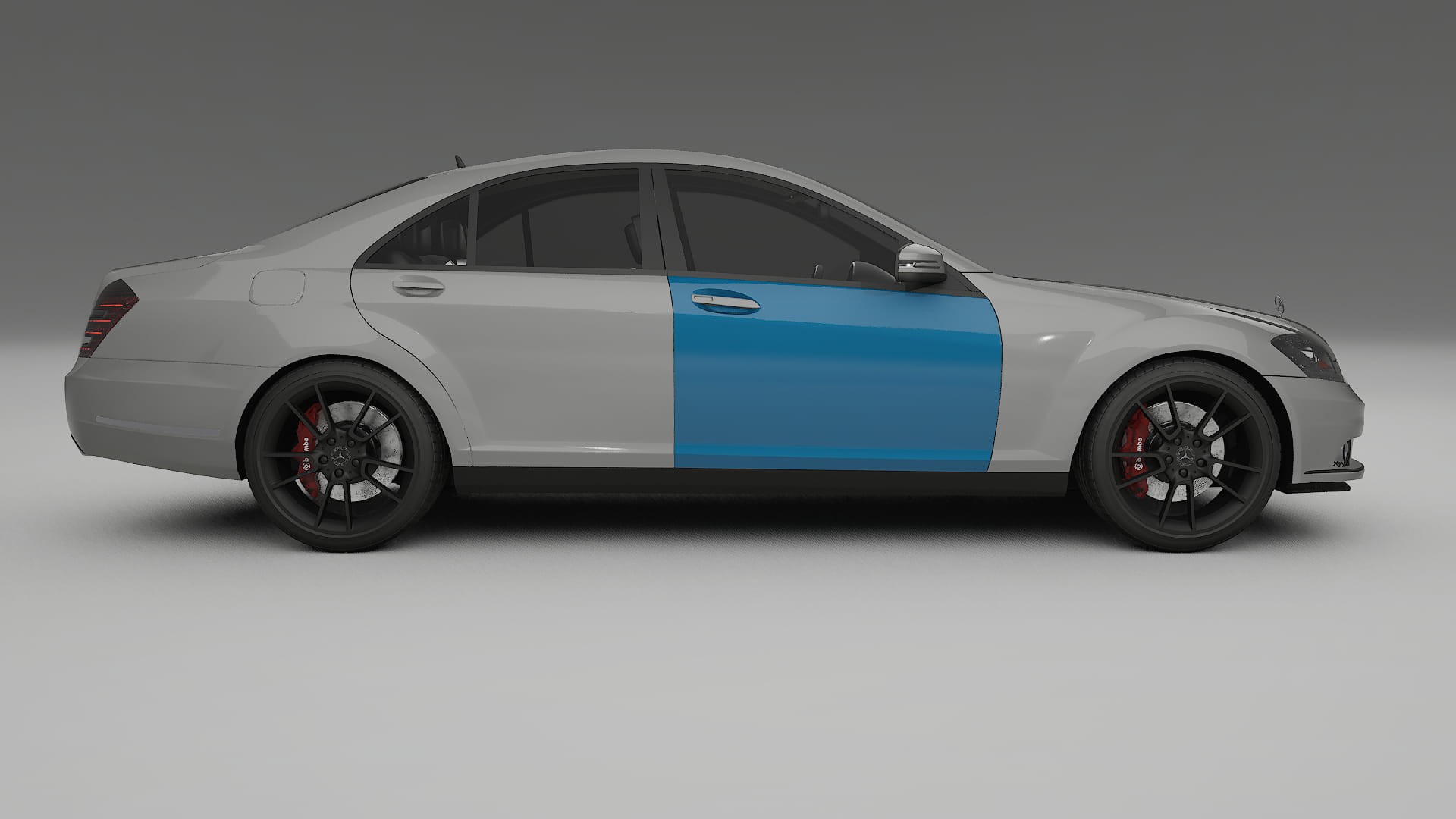 Mercedes S-class W221 facelift Lackschutzfolie | CrystalGuard Transparente PPF Komplett-Vorgeschnittener Kit