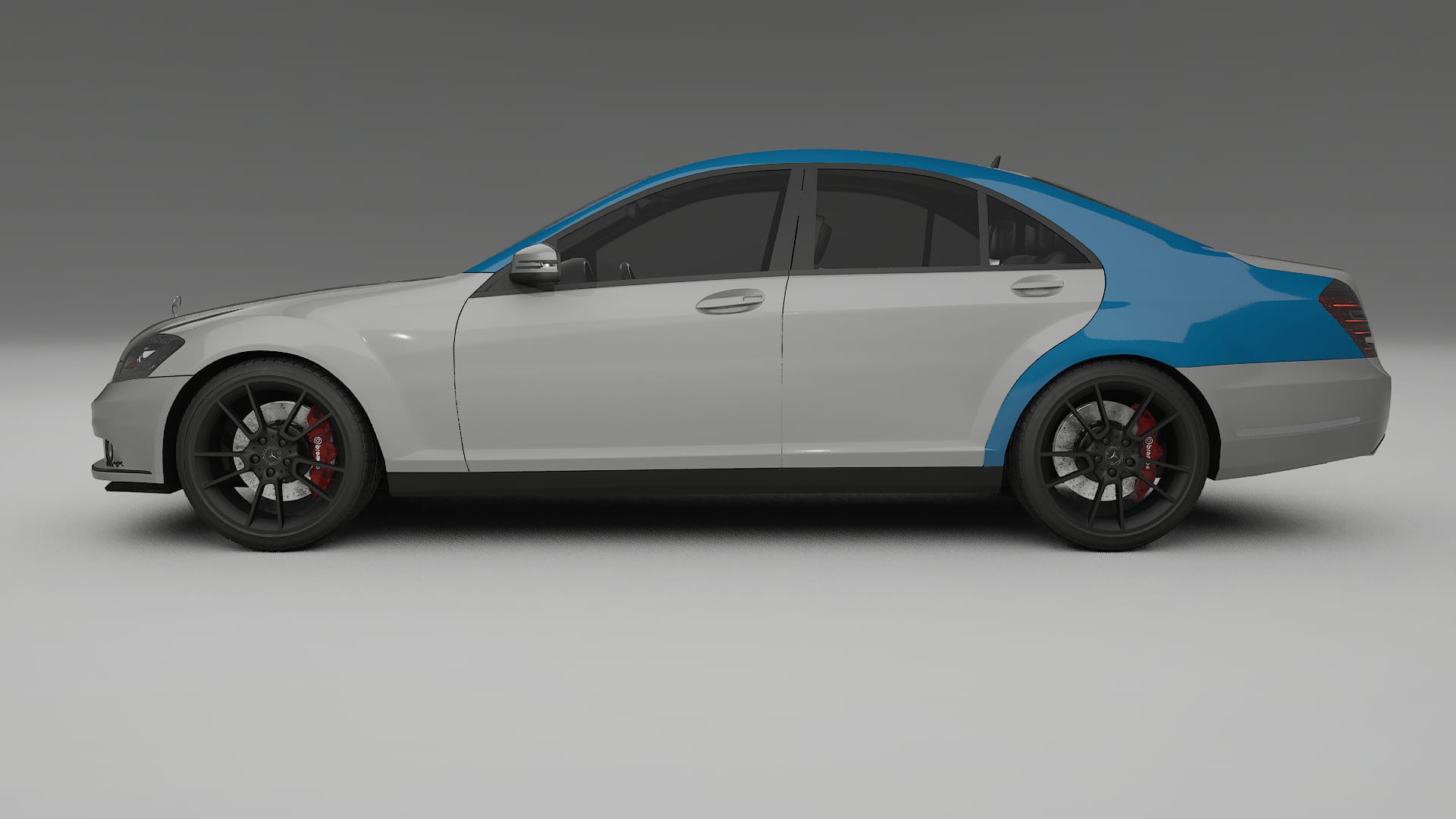 Mercedes S-class W221 facelift Lackschutzfolie | CrystalGuard Transparente PPF Komplett-Vorgeschnittener Kit