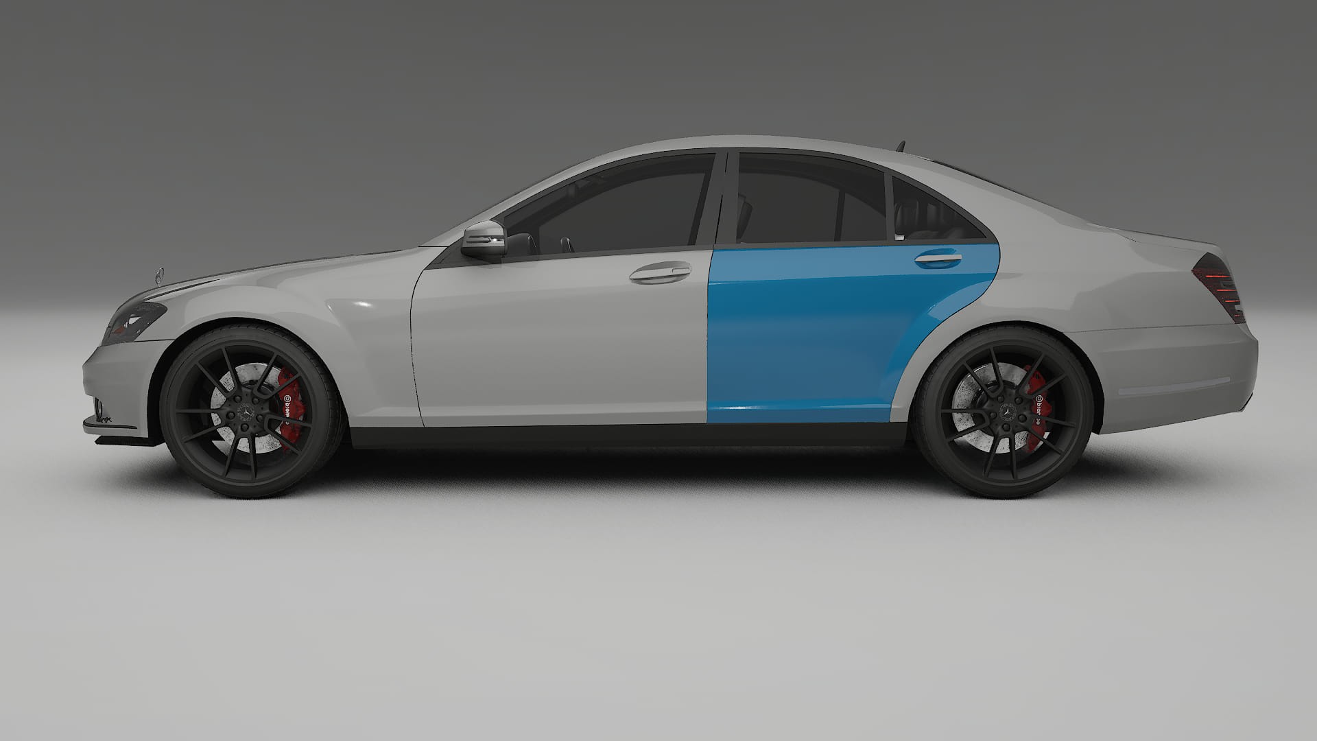 Mercedes S-class W221 facelift Lackschutzfolie | CrystalGuard Transparente PPF Komplett-Vorgeschnittener Kit