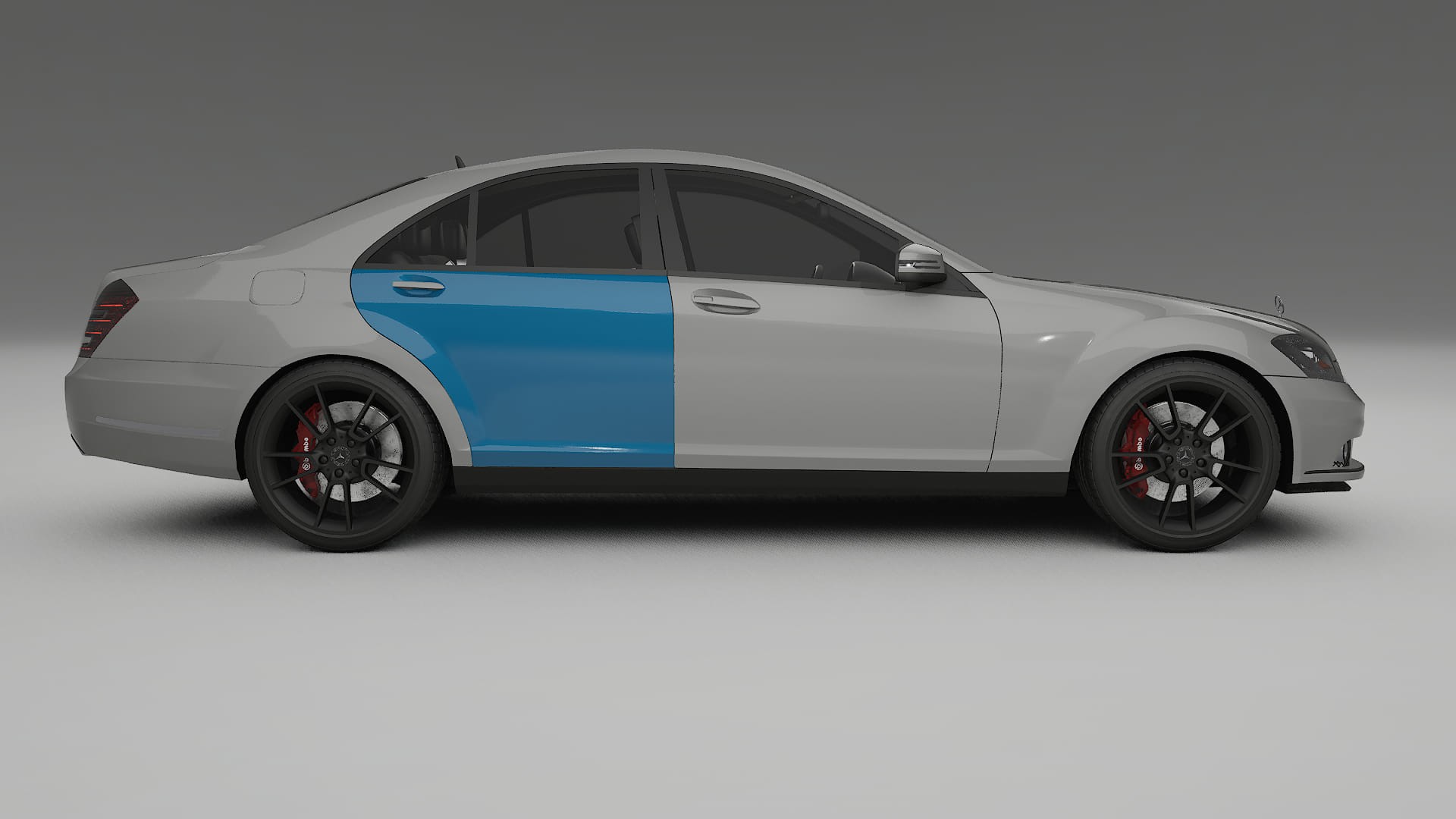 Mercedes S-class W221 facelift Lackschutzfolie | CrystalGuard Transparente PPF Komplett-Vorgeschnittener Kit