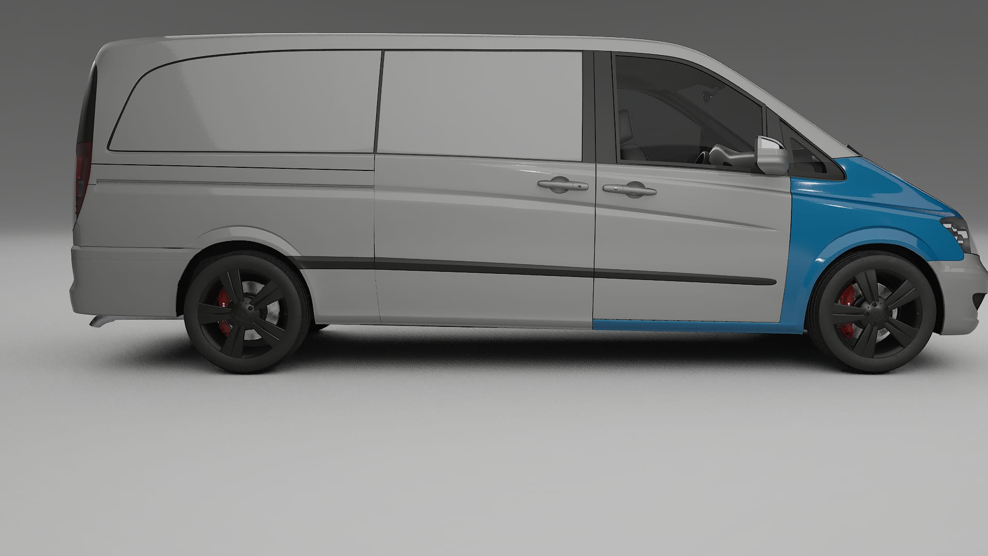 Mercedes Viano Extralong W439 Facelift Paint Protection Film | CrystalGuard Transparent PPF Full Pre-Cut Kit