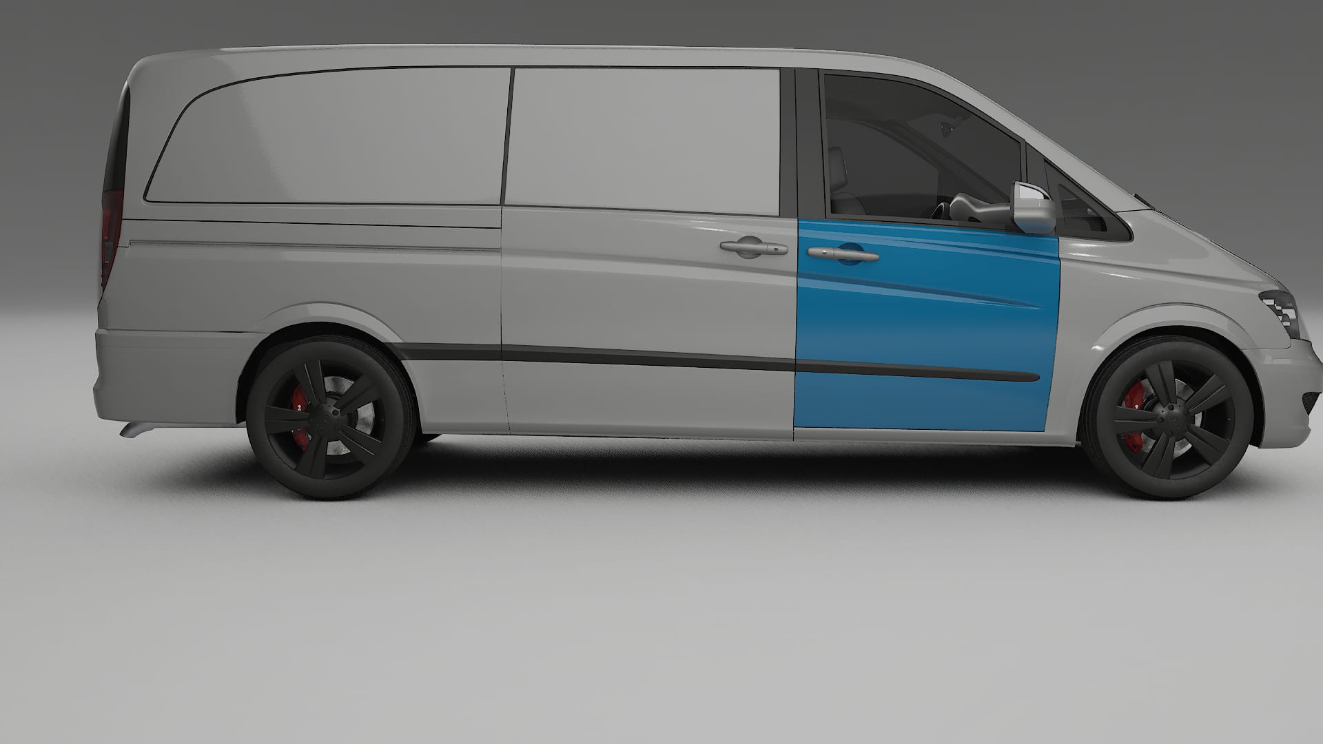Mercedes Viano Extralang W439 Facelift Lackschutzfolie | CrystalGuard Transparente PPF Komplett-Vorgeschnittener Kit