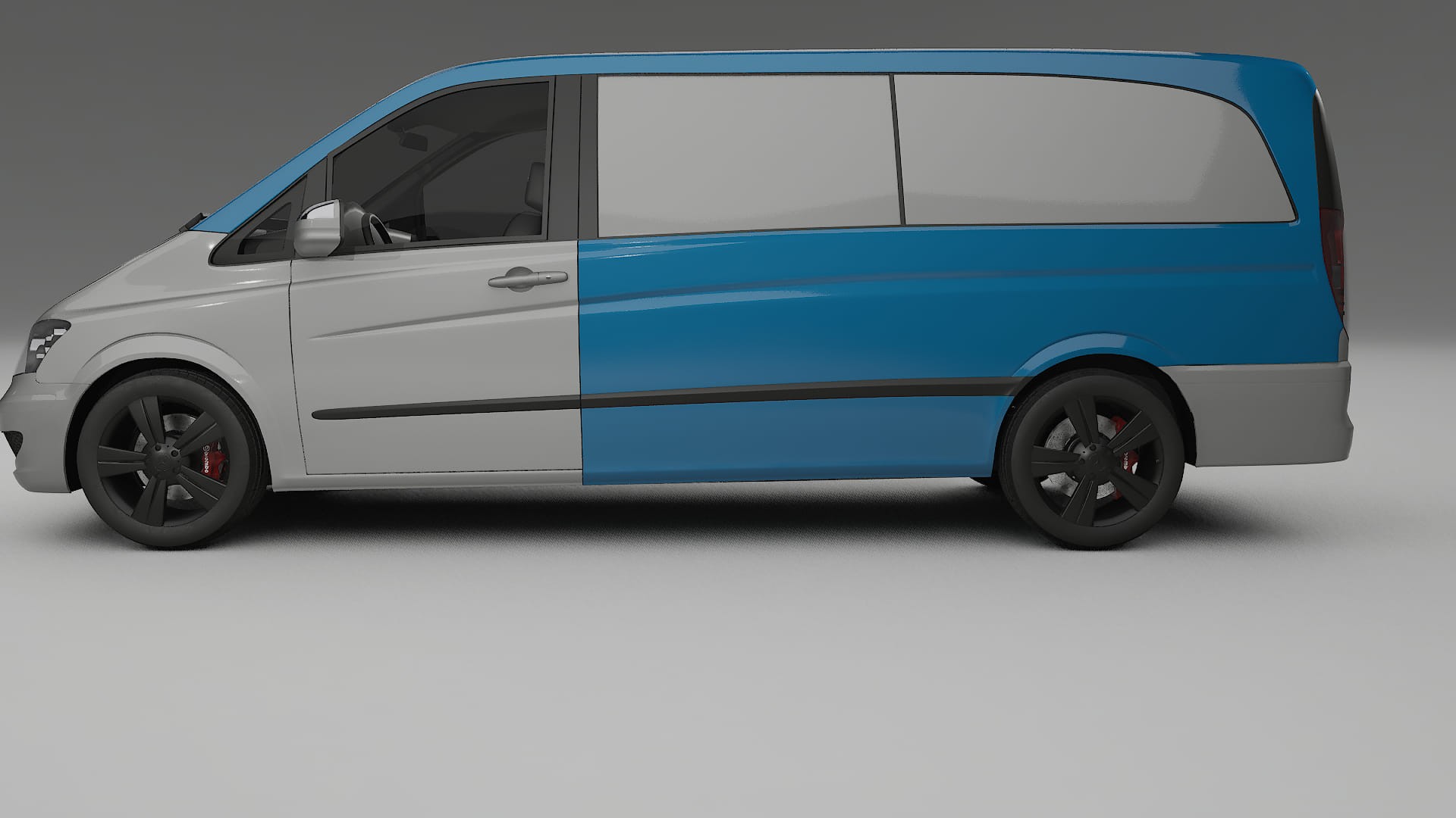 Mercedes Viano Extralang W439 Facelift Lackschutzfolie | CrystalGuard Transparente PPF Komplett-Vorgeschnittener Kit