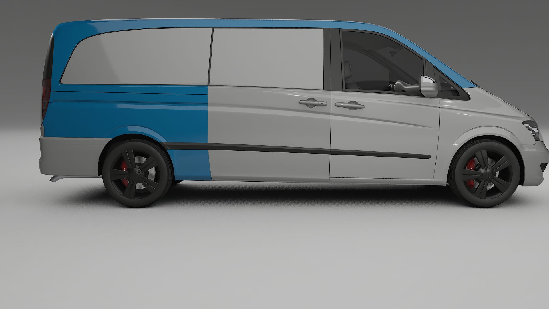Mercedes Viano Extralang W439 Facelift Lackschutzfolie | CrystalGuard Transparente PPF Komplett-Vorgeschnittener Kit