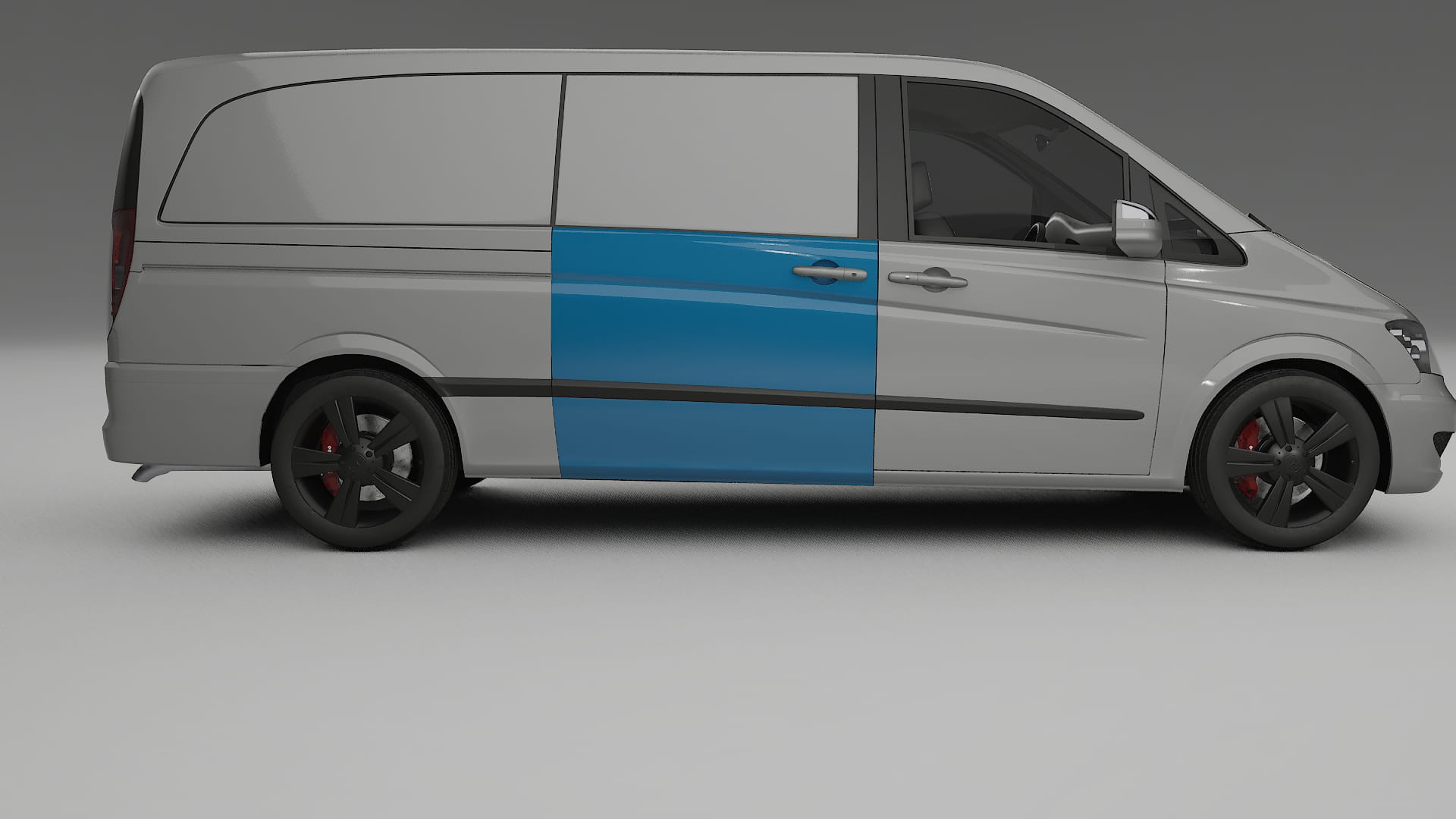 Mercedes Viano Extralong W439 Facelift Paint Protection Film | CrystalGuard Transparent PPF Full Pre-Cut Kit