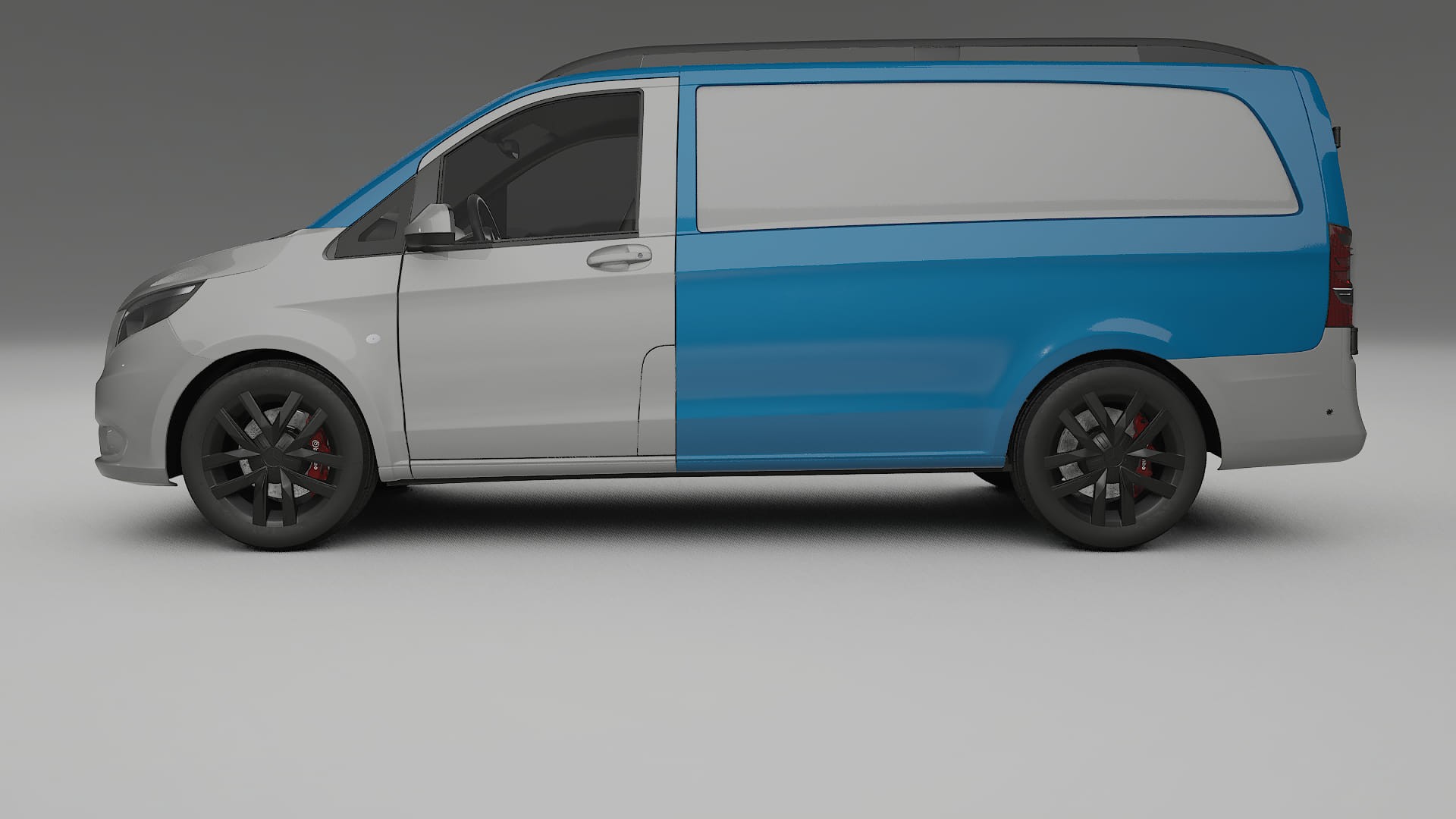 Mercedes Vito-Short W447 prefacelift Paint Protection Film | CrystalGuard Transparent PPF Full Pre-Cut Kit