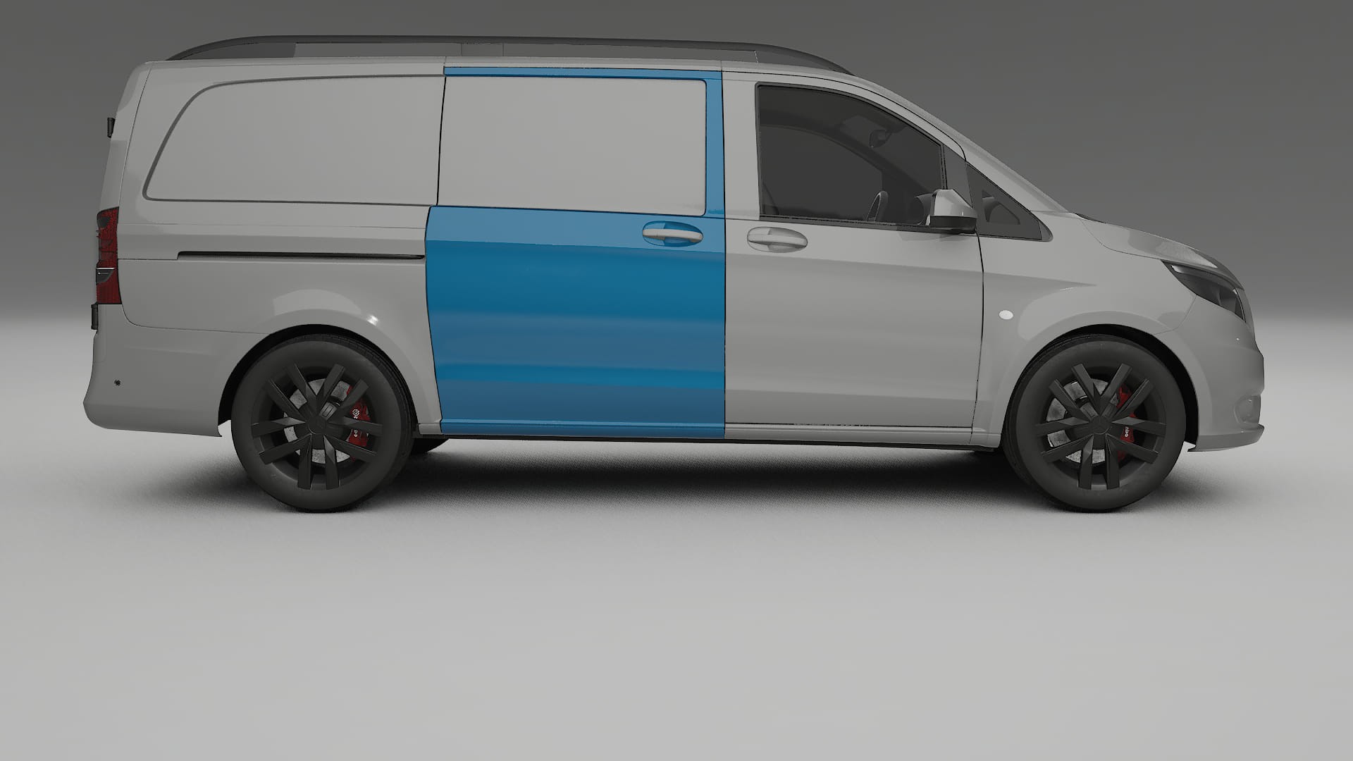 Mercedes Vito-Short W447 prefacelift Paint Protection Film | CrystalGuard Transparent PPF Full Pre-Cut Kit