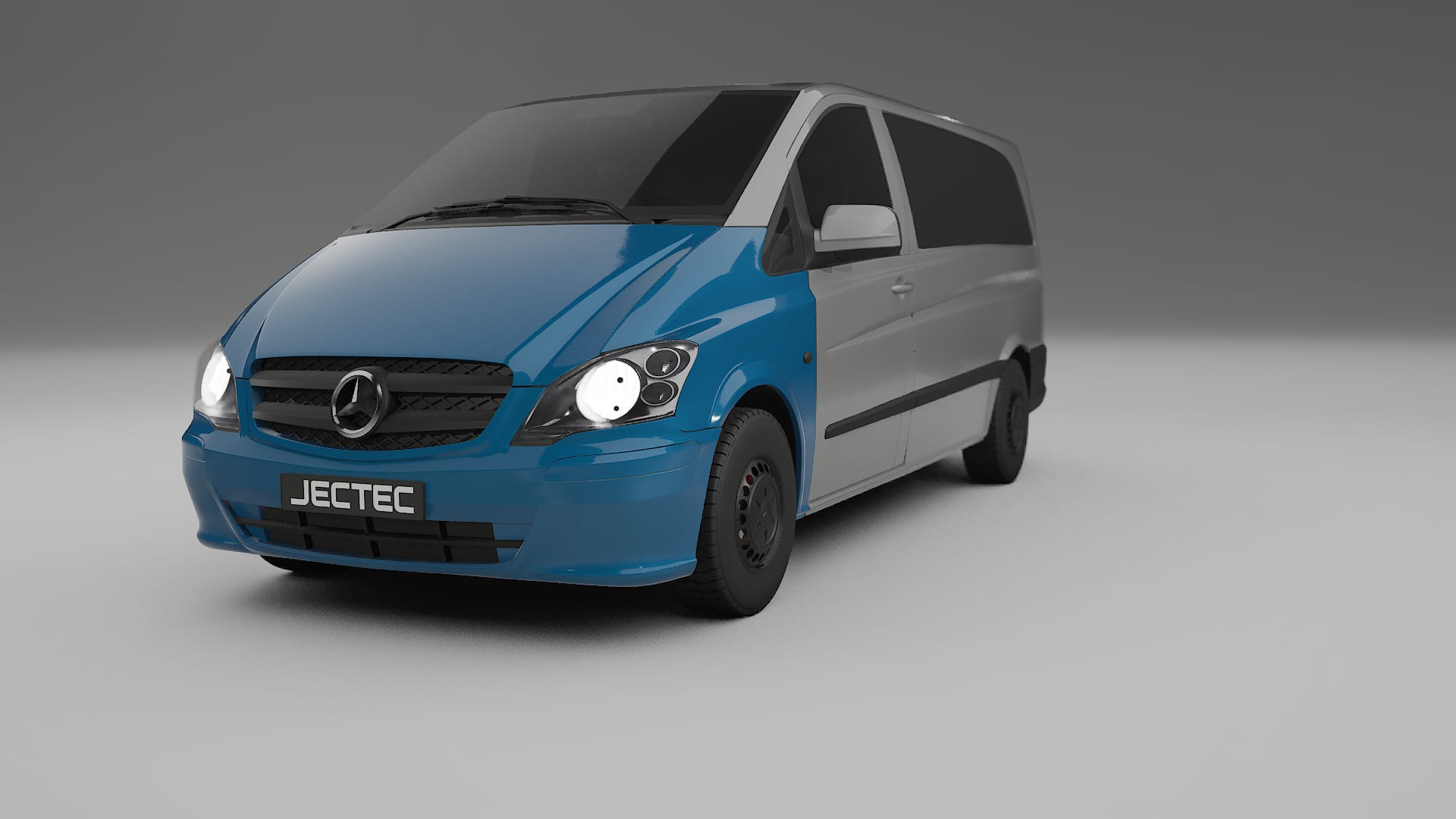 Mercedes Vito Kurz W639 facelift Lackschutzfolie | CrystalGuard Transparente PPF Komplett-Vorgeschnittener Kit