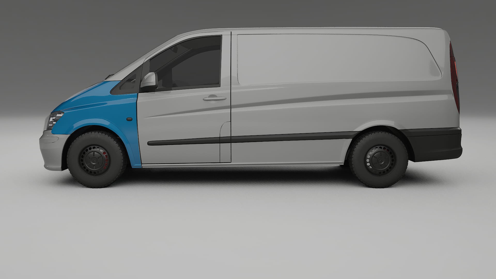 Mercedes Vito Short W639 facelift Paint Protection Film | CrystalGuard Transparent PPF Full Pre-Cut Kit