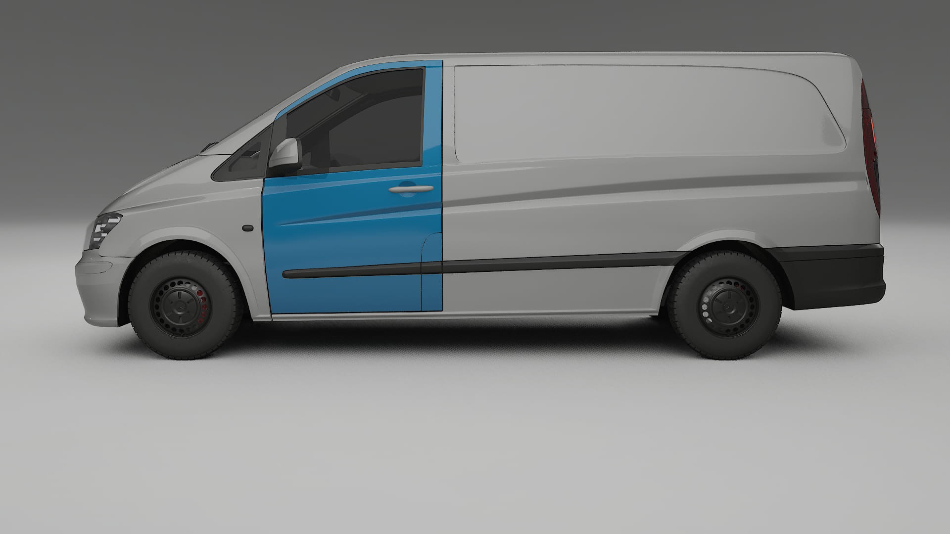 Mercedes Vito Kurz W639 facelift Lackschutzfolie | CrystalGuard Transparente PPF Komplett-Vorgeschnittener Kit