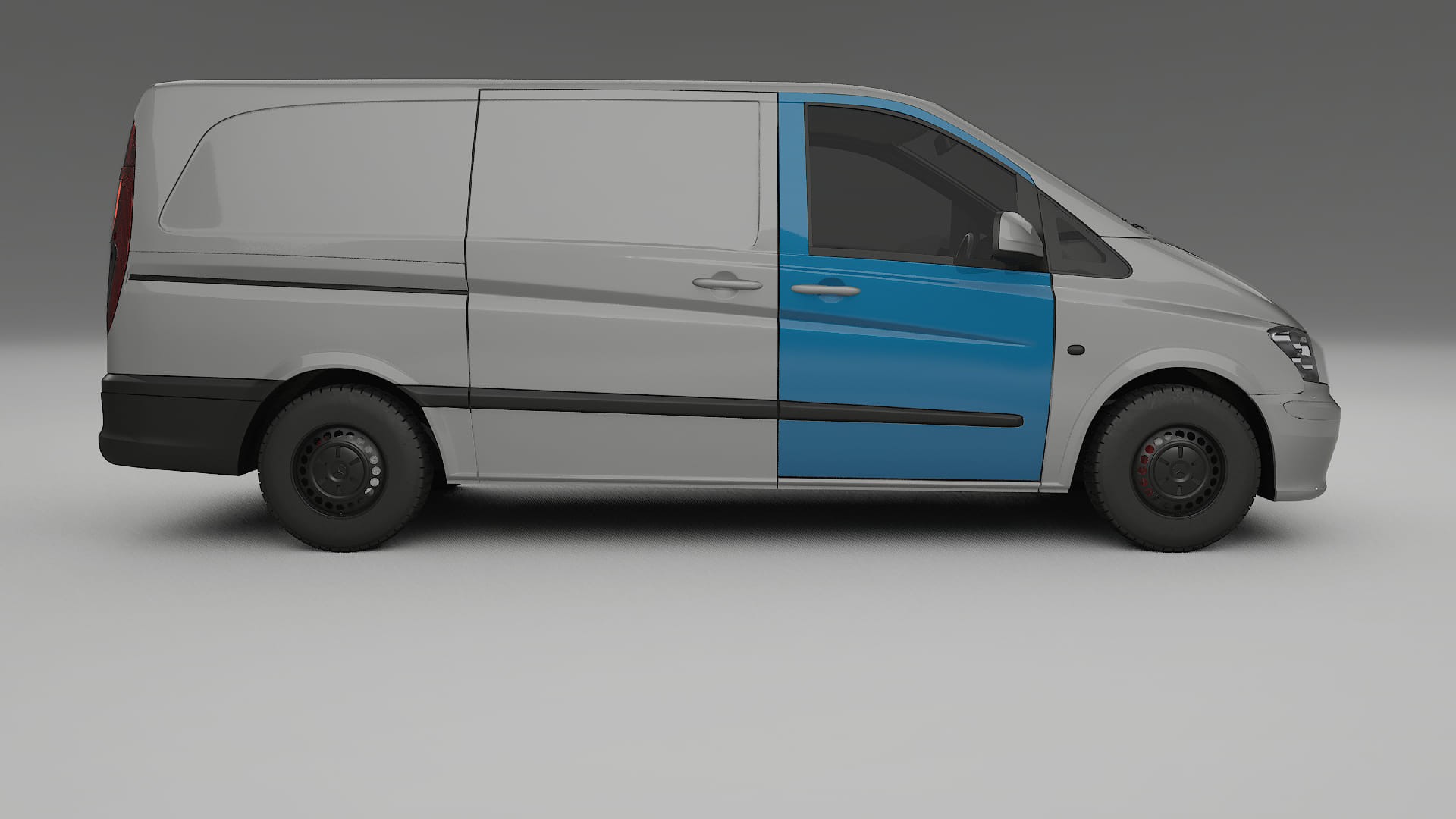Mercedes Vito Kurz W639 facelift Lackschutzfolie | CrystalGuard Transparente PPF Komplett-Vorgeschnittener Kit