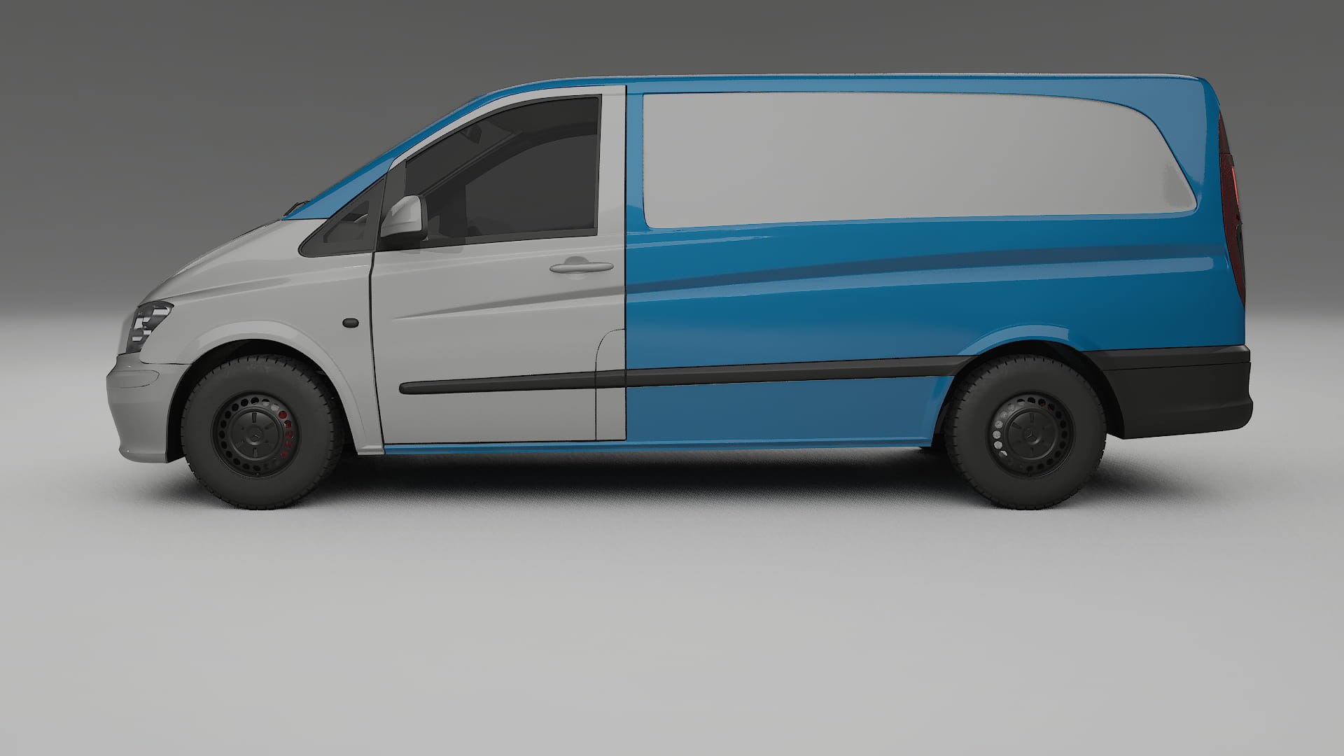 Mercedes Vito Short W639 facelift Paint Protection Film | CrystalGuard Transparent PPF Full Pre-Cut Kit