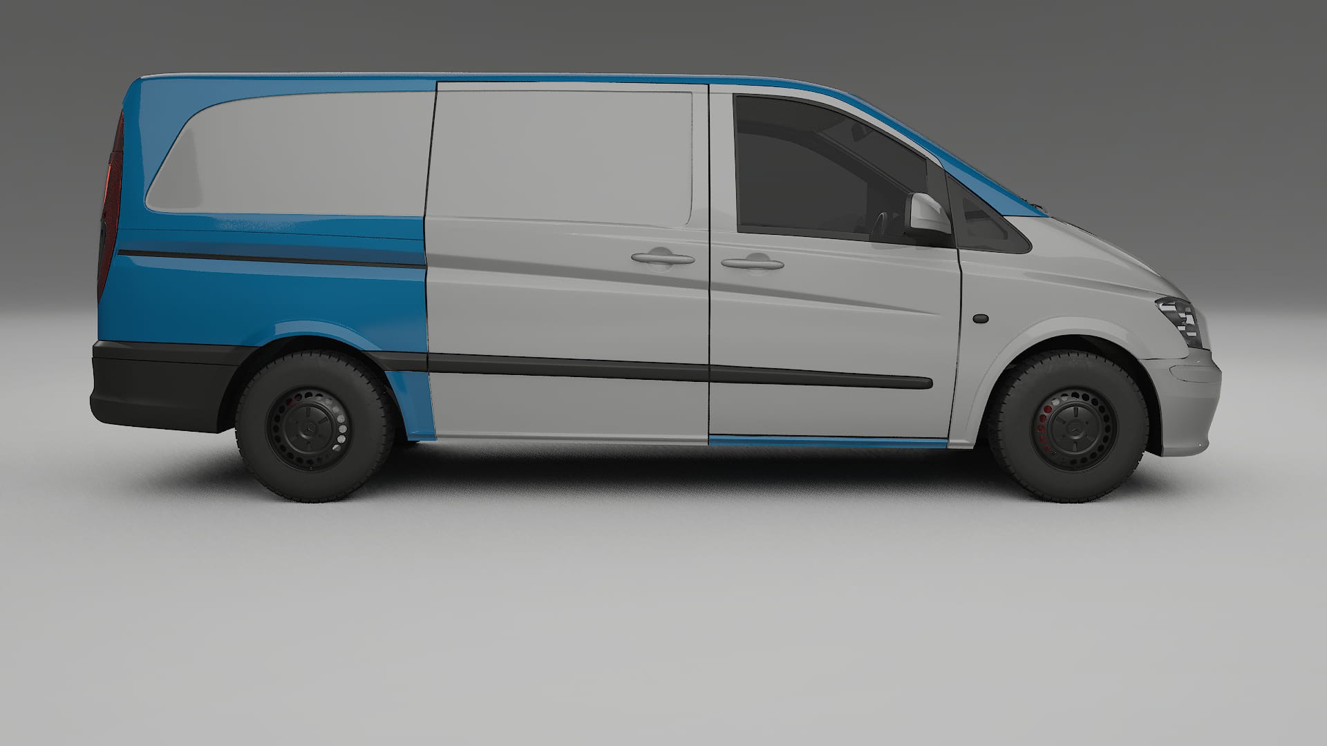 Mercedes Vito Short W639 facelift Paint Protection Film | CrystalGuard Transparent PPF Full Pre-Cut Kit