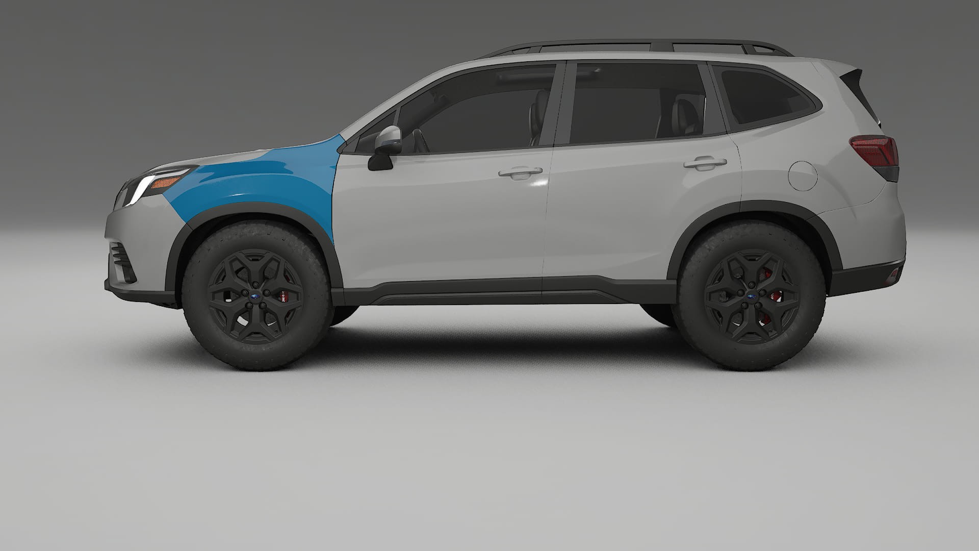 Subaru Forester V SK facelift Paint Protection Film | CrystalGuard Transparent PPF Full Pre-Cut Kit