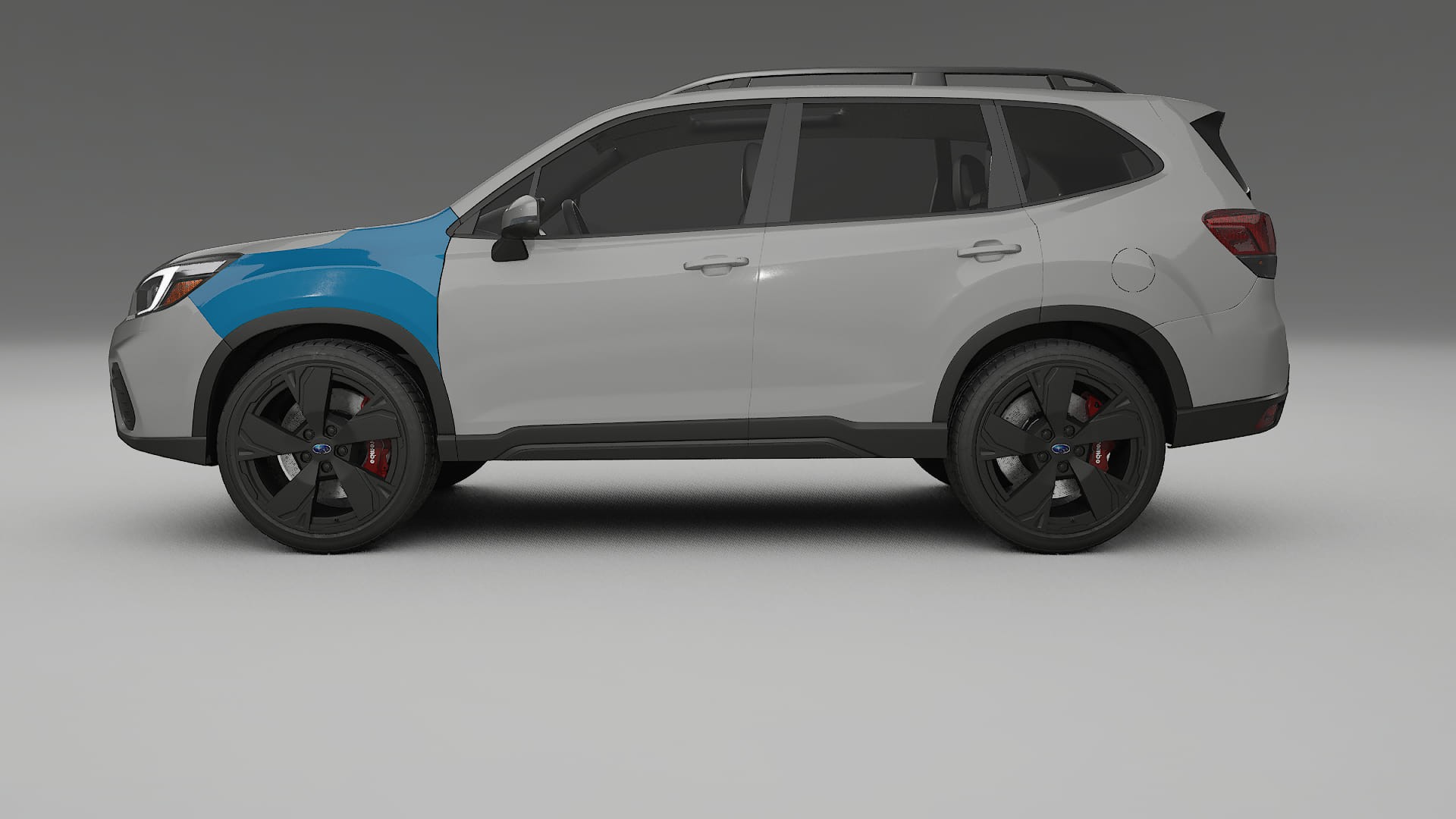 Subaru Forester V SK prefacelift Paint Protection Film | CrystalGuard Transparent PPF Full Pre-Cut Kit