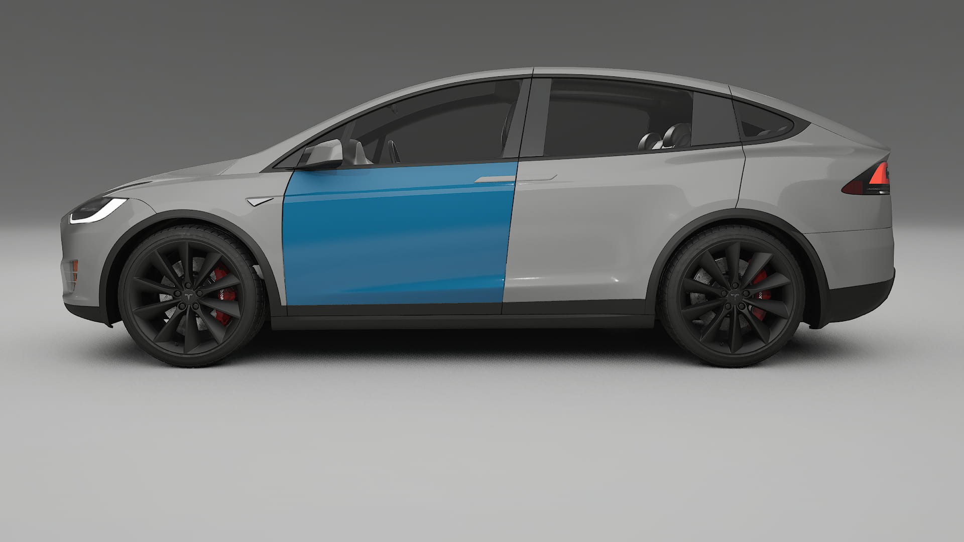 Tesla Model-X Paint Protection Film | CrystalGuard Transparent PPF Full Pre-Cut Kit