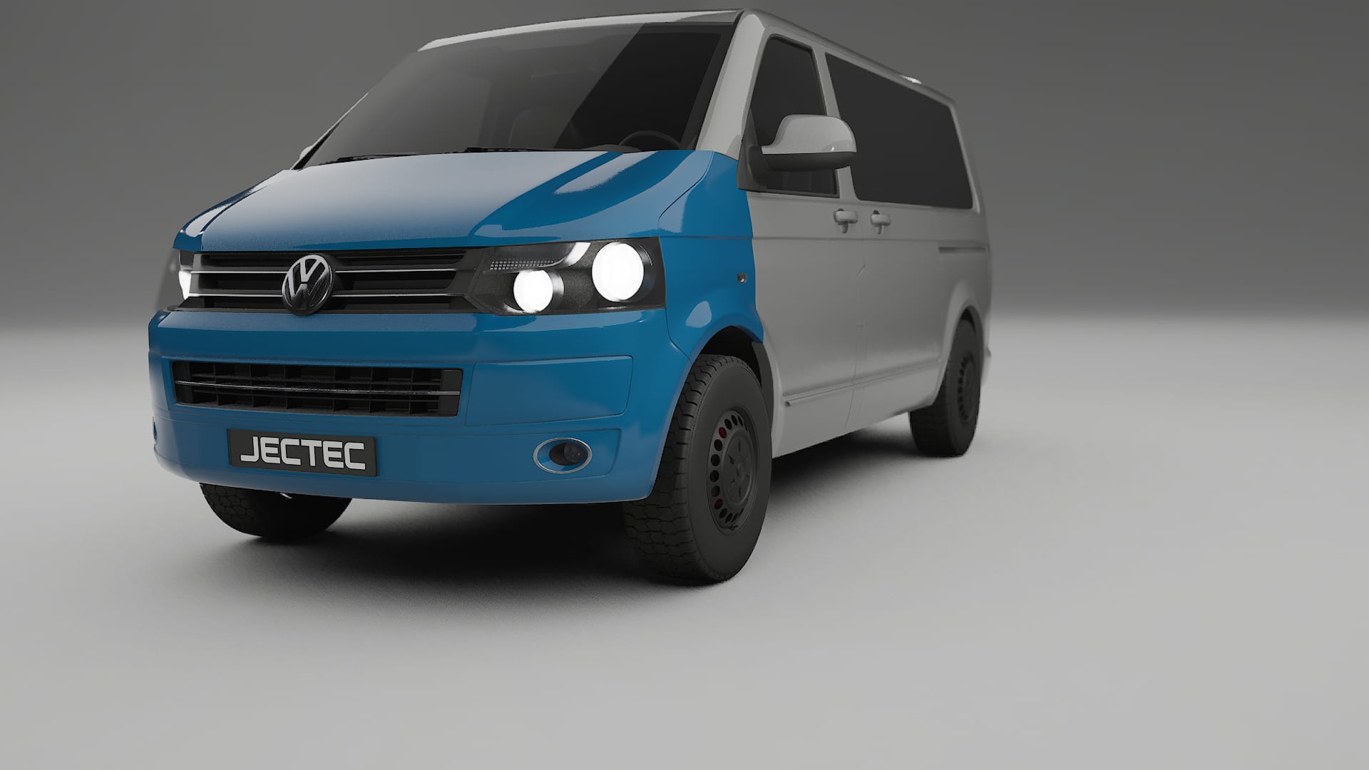 VW Transporter T5 Caravelle Lackschutzfolie | CrystalGuard Transparente PPF Komplett-Vorgeschnittener Kit 2