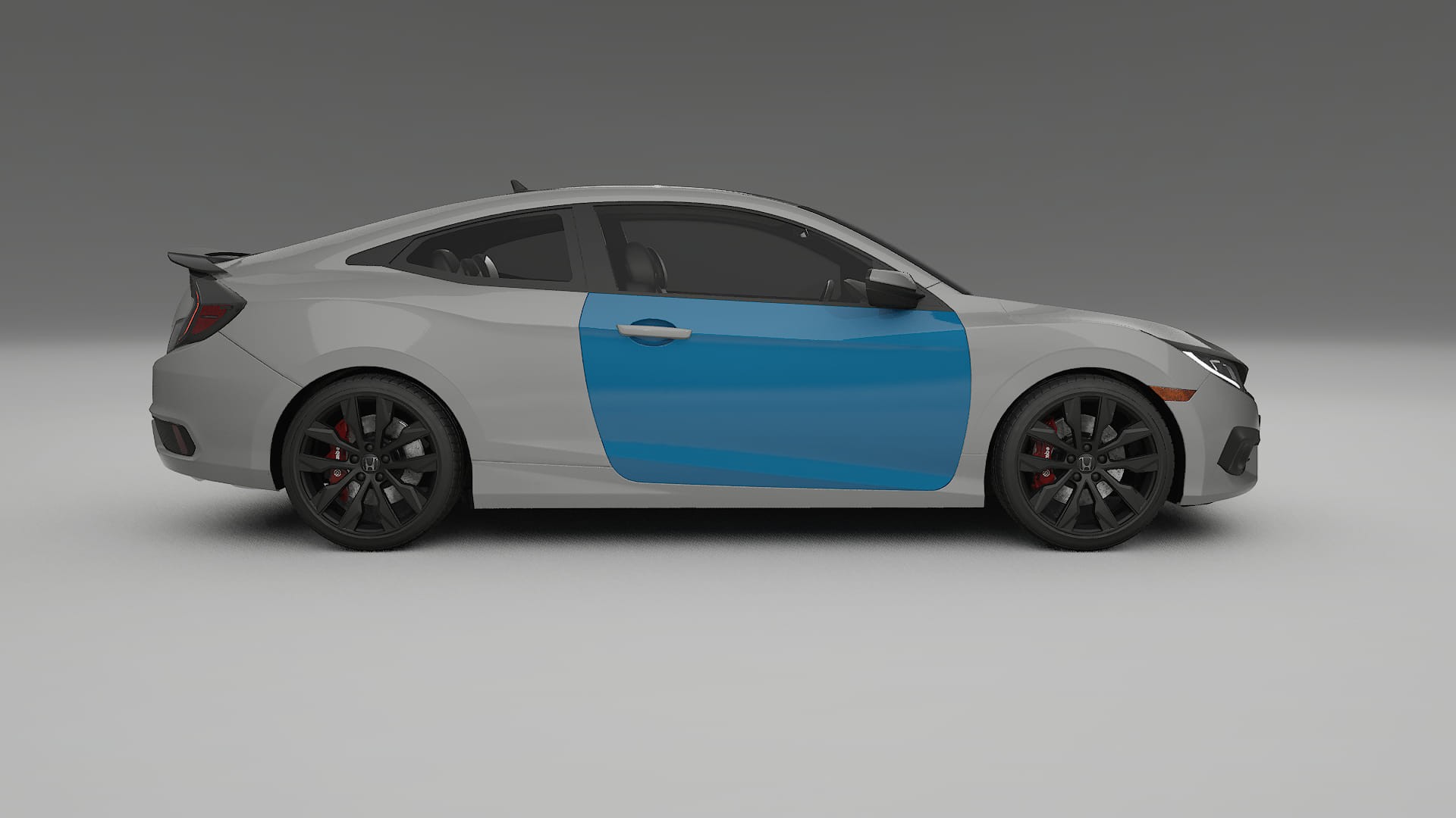 Honda Civic coupe prefacelift Lackschutzfolie | CrystalGuard Transparente PPF Komplett-Vorgeschnittener Kit