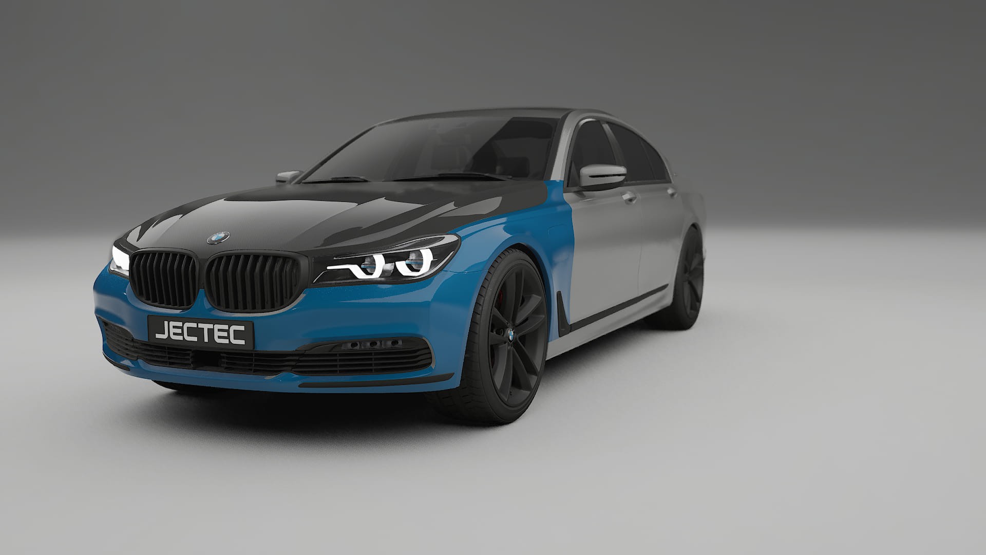 BMW 7 G11 G12 facelift PPF | CrystalGuard Front Kit with Carbon Bonnet