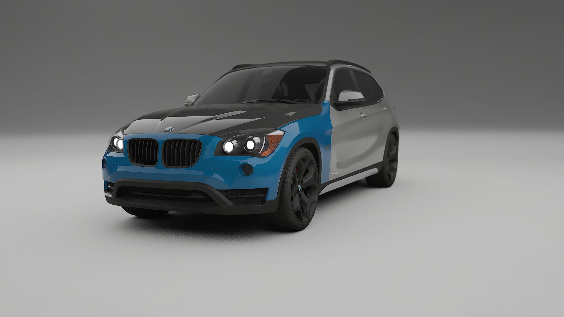 BMW X1 E84 PPF | CrystalGuard Front Kit with Carbon Bonnet