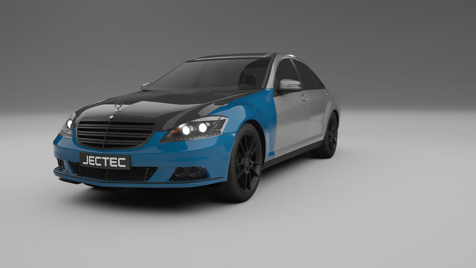 Mercedes S-class W221 facelift Lackschutzfolie | CrystalGuard Transparente PPF Komplett-Vorgeschnittener Kit