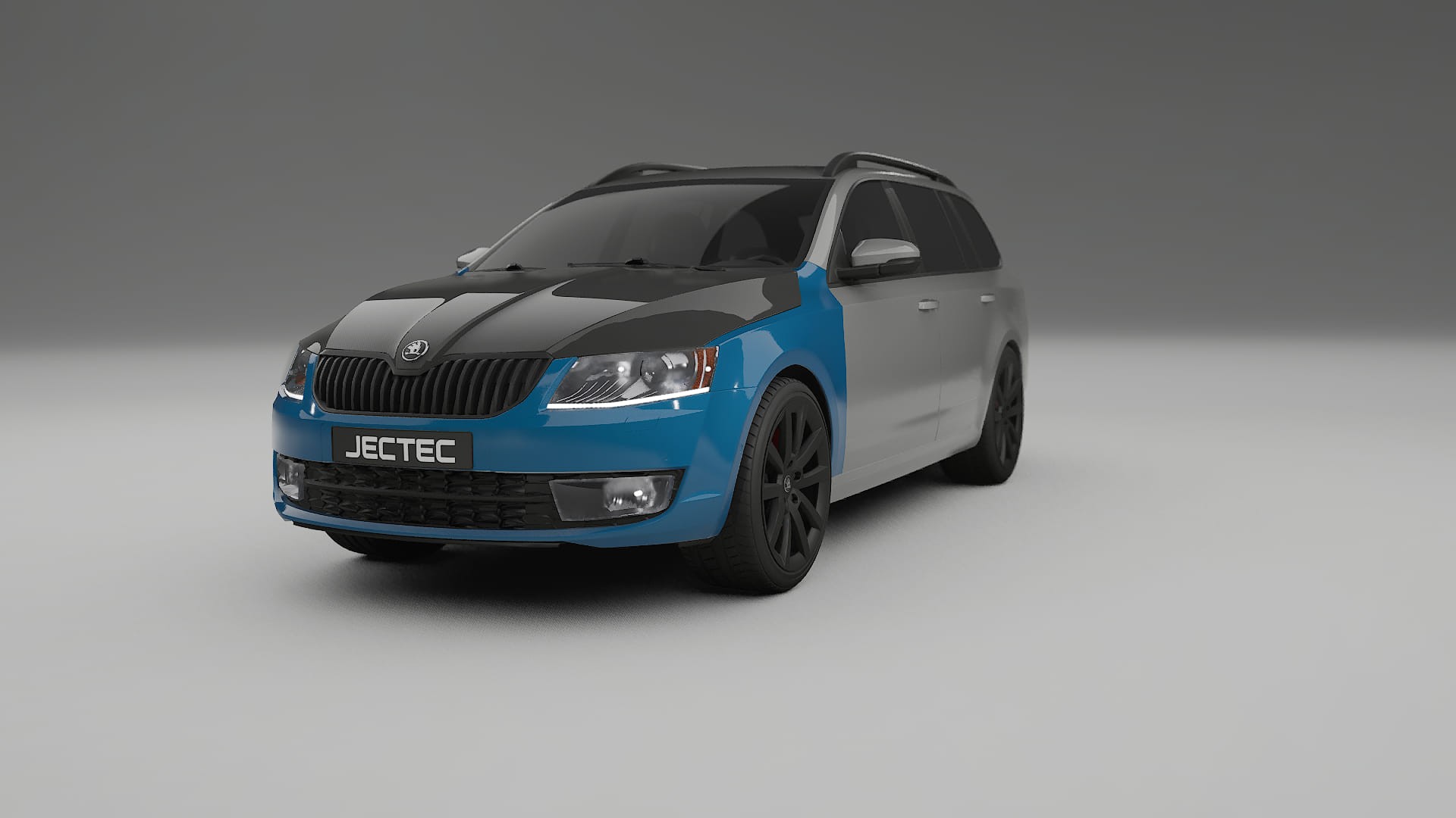 Škoda Octavia combi 5E PPF | CrystalGuard Front Kit with Carbon Bonnet
