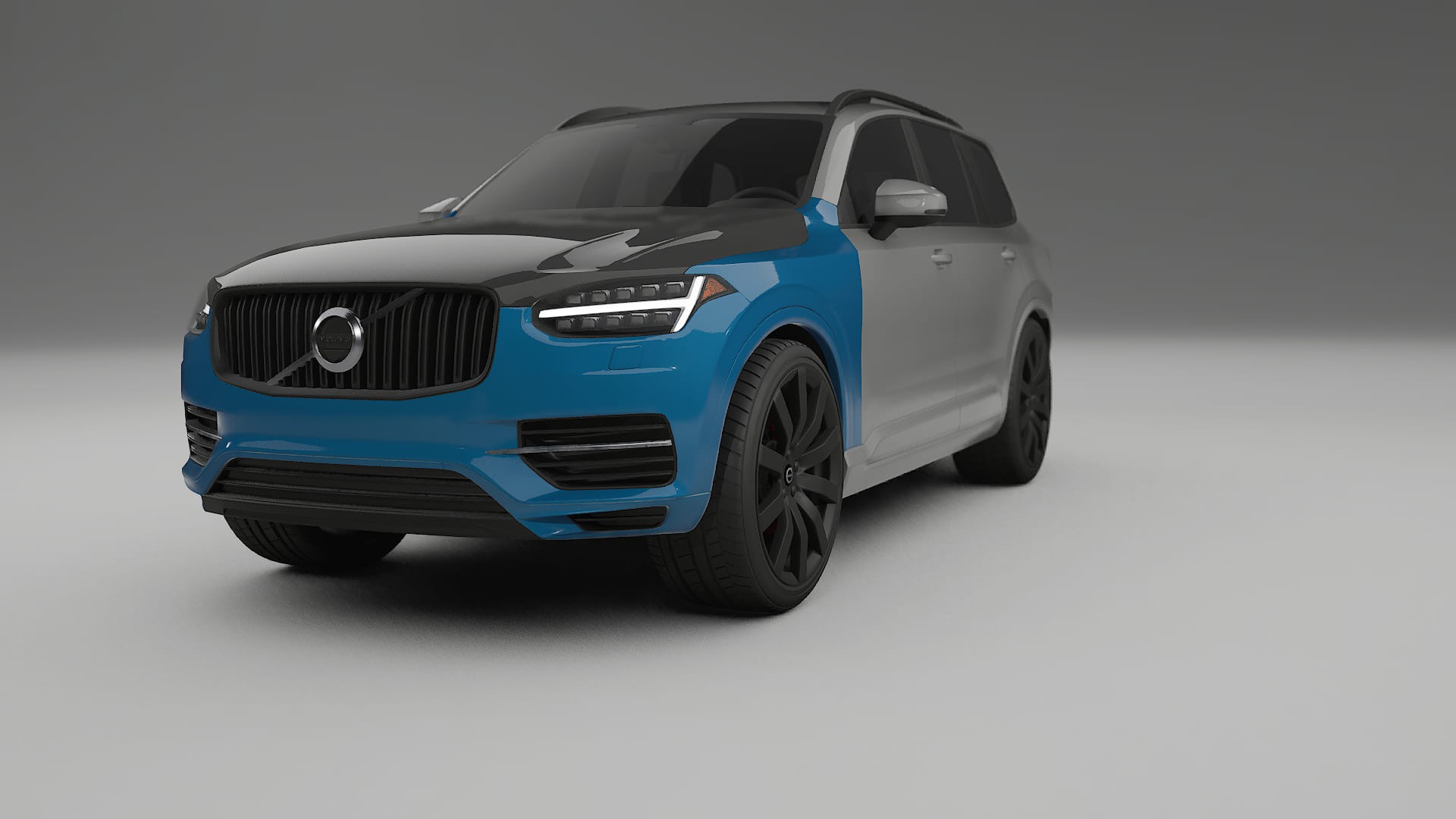 Volvo XC90 SPA PPF | CrystalGuard Front Kit with Carbon Bonnet