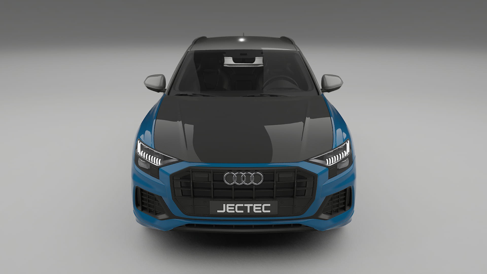 Audi Q8 F1 prefacelift PPF | CrystalGuard Front Kit with Carbon Bonnet