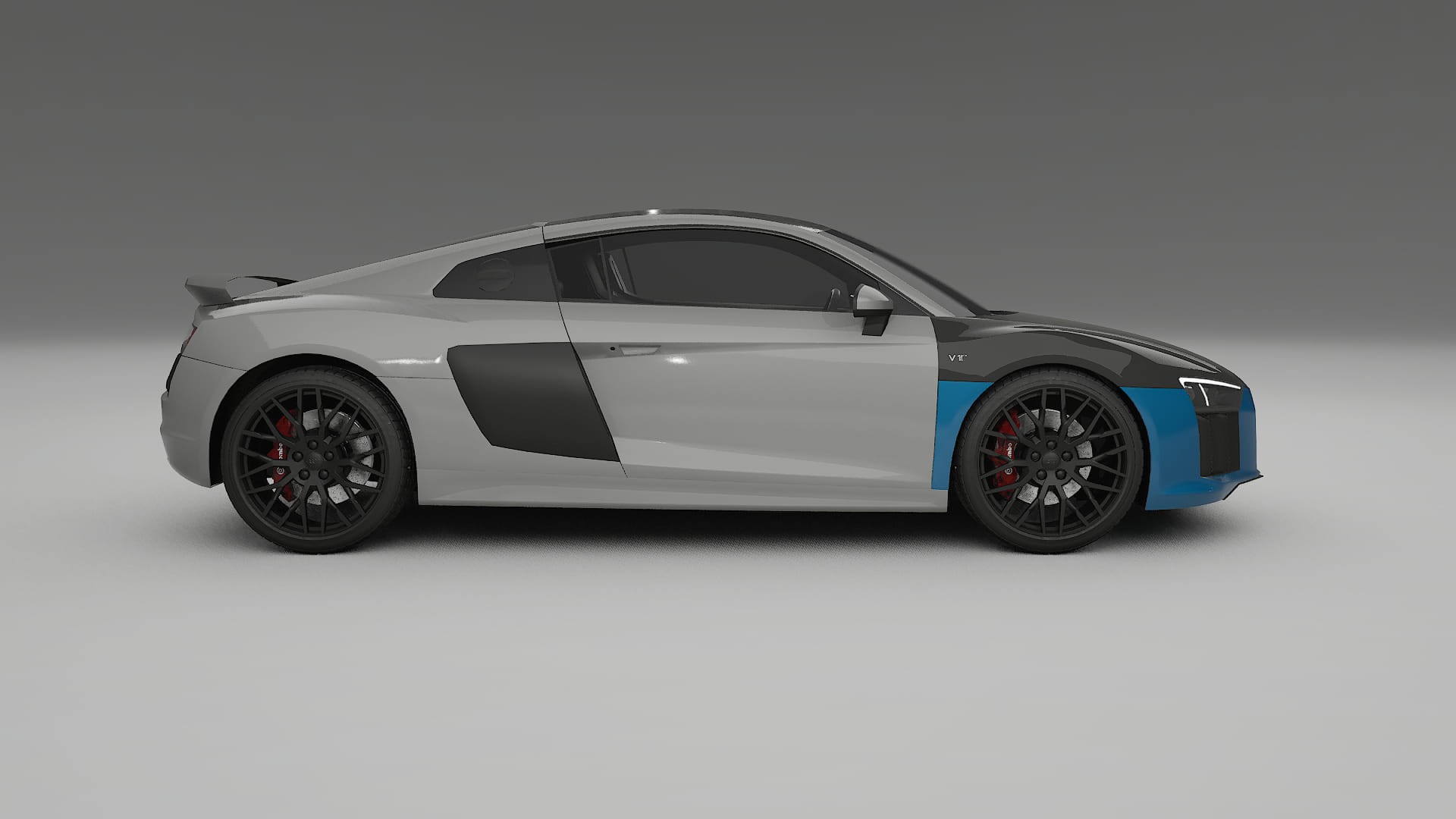 Audi R8 typ-4S prefacelift PPF | CrystalGuard Front Kit with Carbon Bonnet