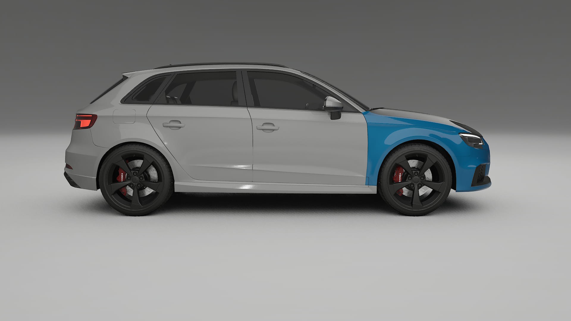 Audi RS3 Sportback 8V facelift PPF | CrystalGuard Front Kit with Carbon Bonnet
