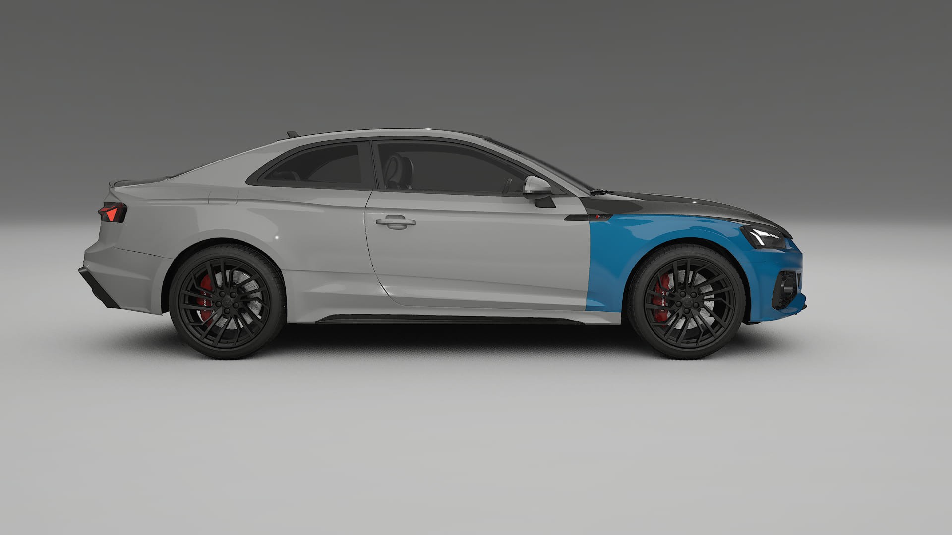 Audi RS5 Coupe B9 facelift PPF | CrystalGuard Front Kit with Carbon Bonnet 2
