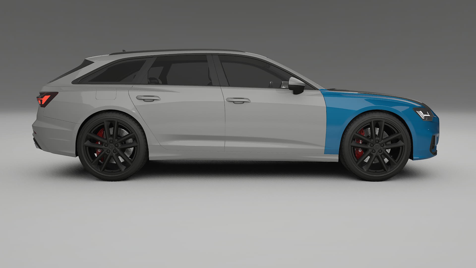 Audi S6 Avant prefacelift C8 PPF | CrystalGuard Front Kit with Carbon Bonnet