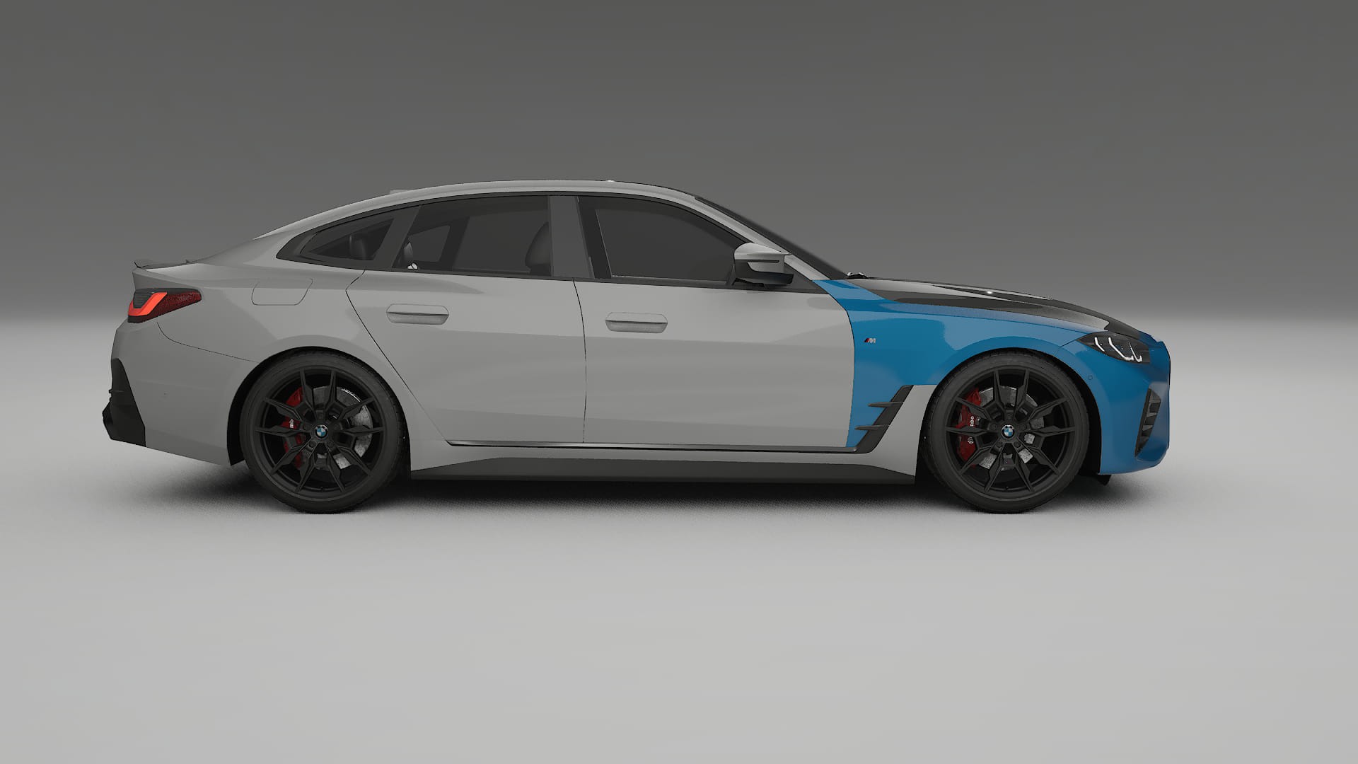 BMW I4 G26 M-Package PPF | CrystalGuard Front Kit with Carbon Bonnet 2