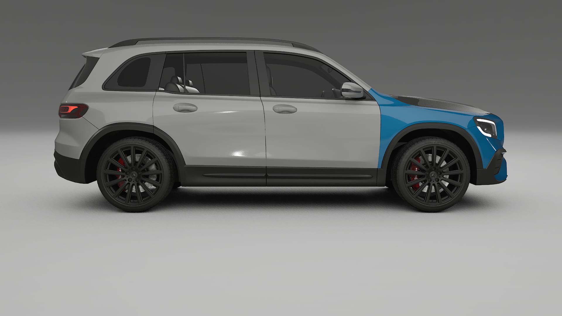 Mercedes AMG GLB PPF | CrystalGuard Front Kit with Carbon Bonnet 2