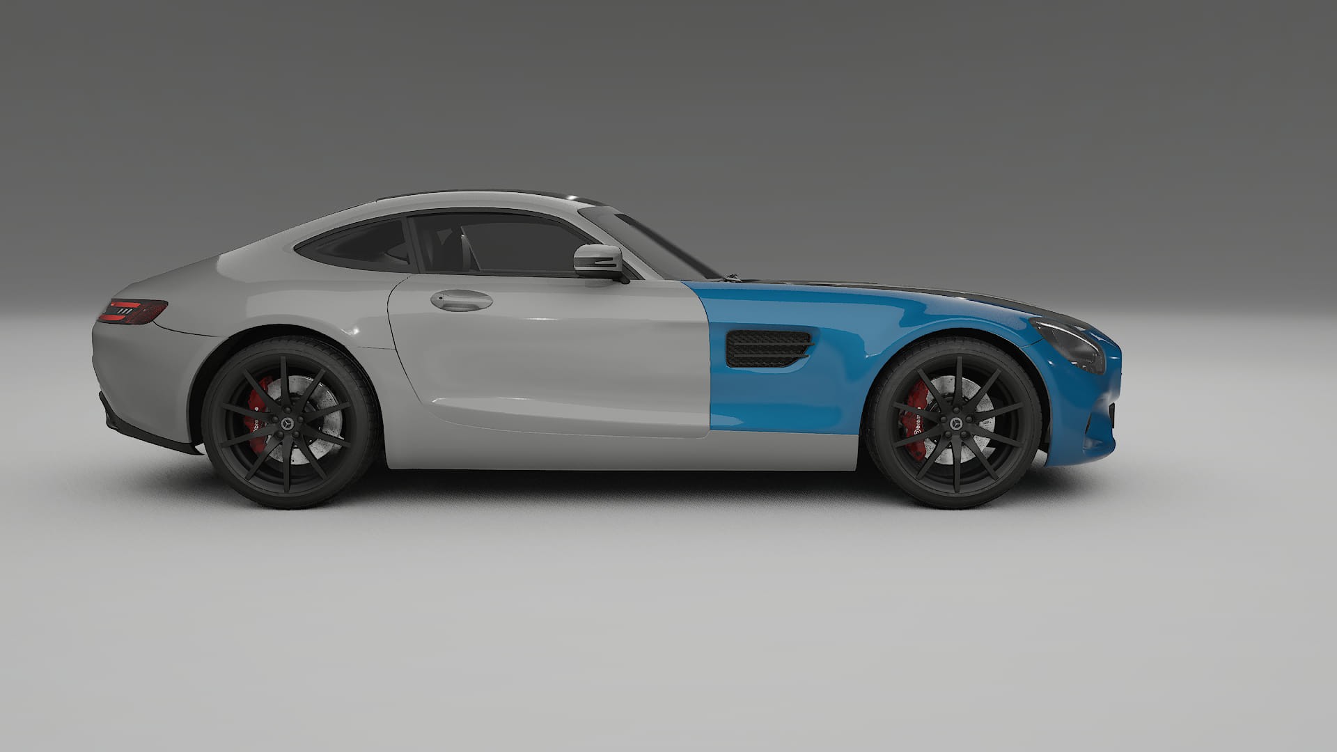 Mercedes AMG GT C190 Coupe PPF | CrystalGuard Front Kit with Carbon Bonnet 2