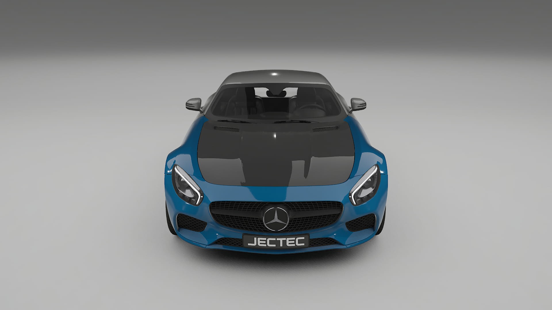 Mercedes AMG GT C190 Coupe PPF | CrystalGuard Front Kit with Carbon Bonnet