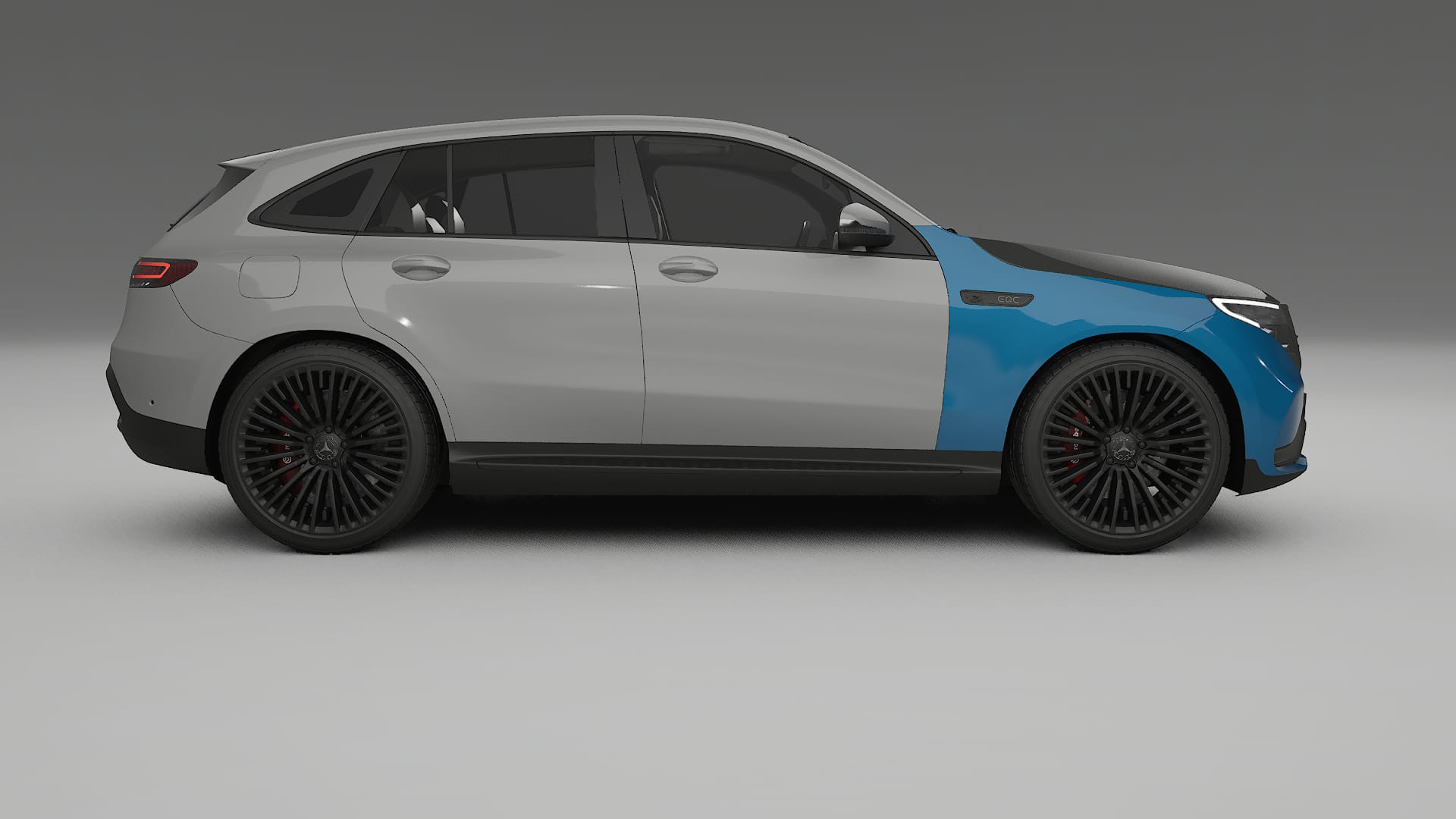 Mercedes EQC AMG PPF | CrystalGuard Front Kit with Carbon Bonnet 2