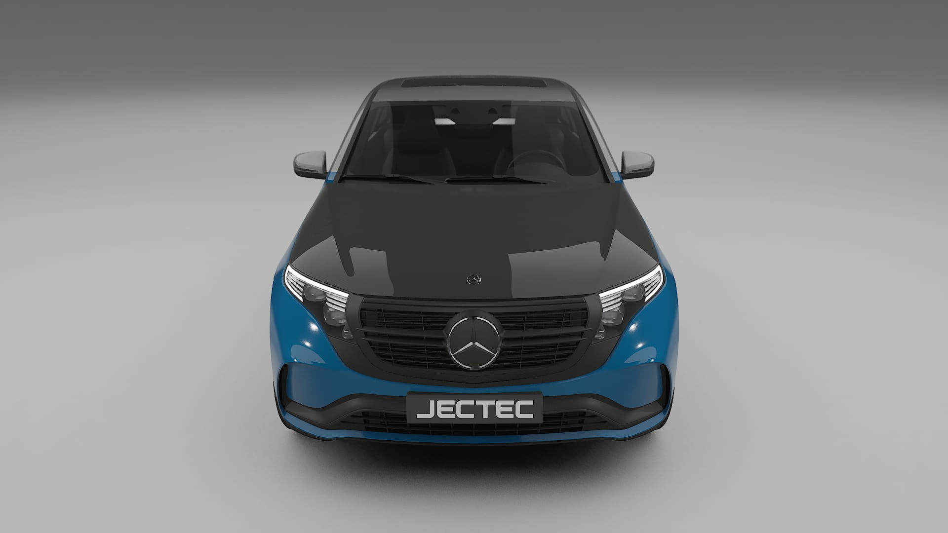 Mercedes EQC AMG PPF | CrystalGuard Front Kit with Carbon Bonnet