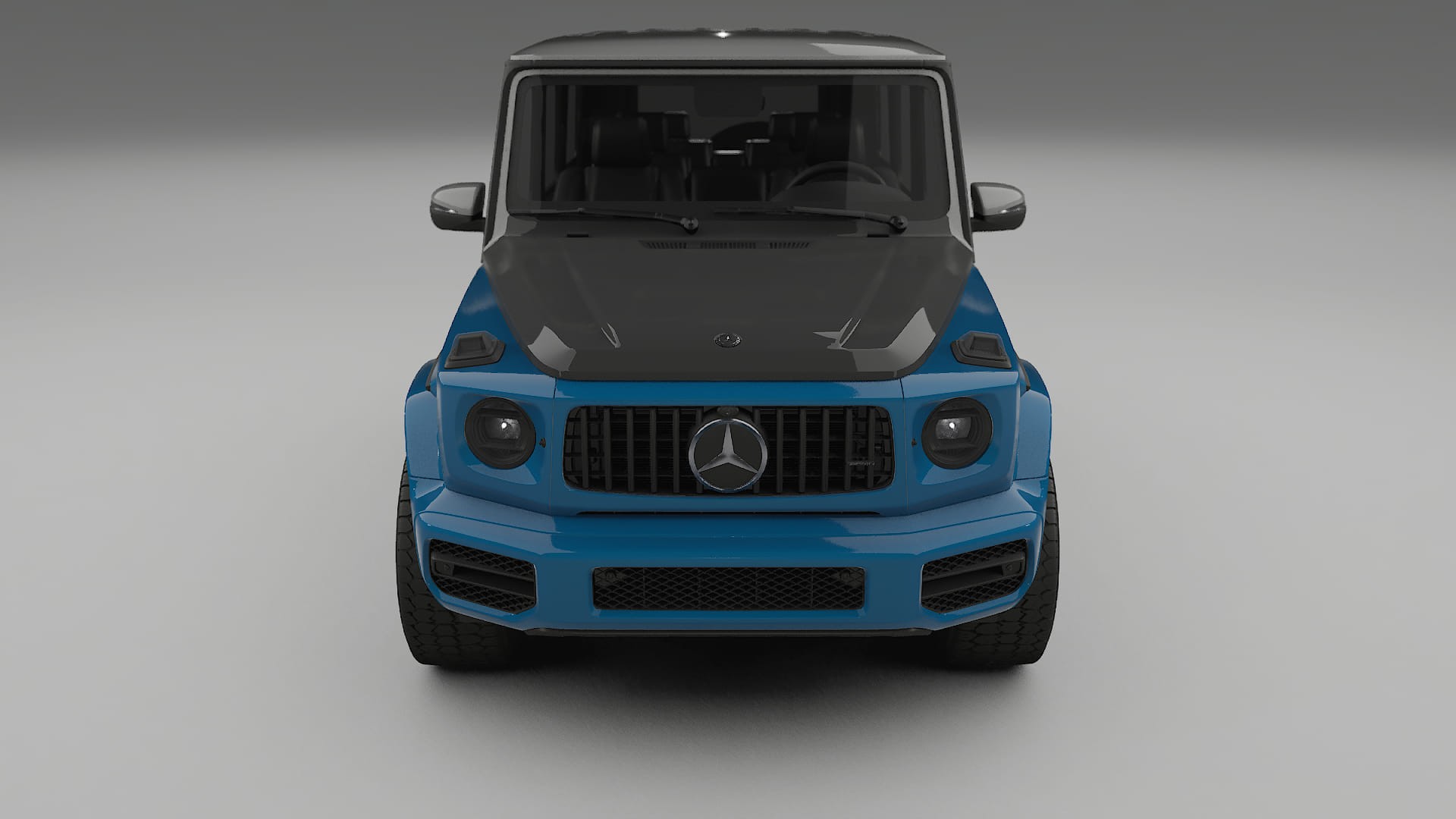 Mercedes G63 AMG W463A PPF | CrystalGuard Front Kit with Carbon Bonnet