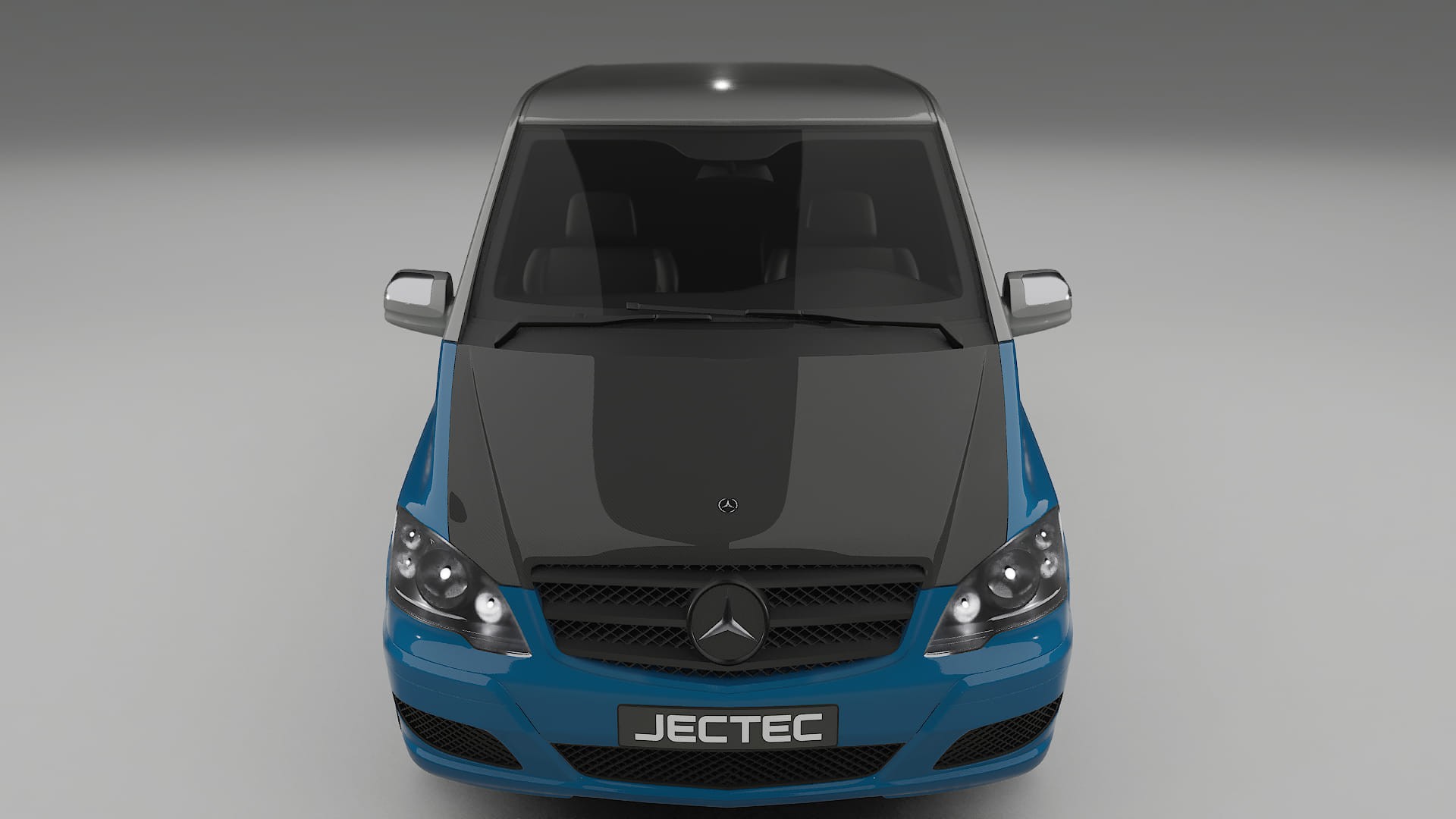 Mercedes Viano Extralong W439 Facelift PPF | CrystalGuard Front Kit with Carbon Bonnet