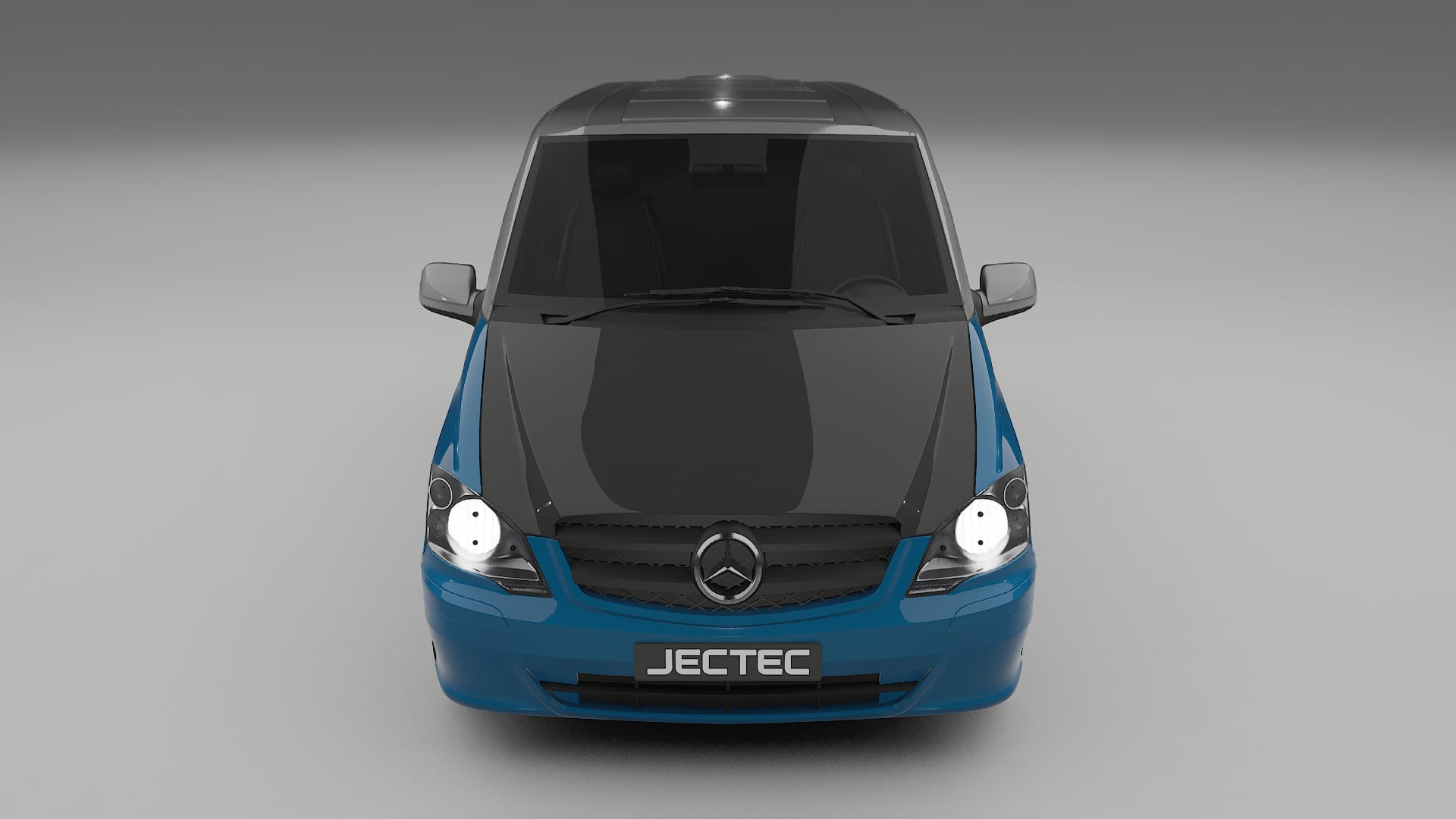 Mercedes Vito Short W639 facelift PPF | CrystalGuard Front Kit with Carbon Bonnet