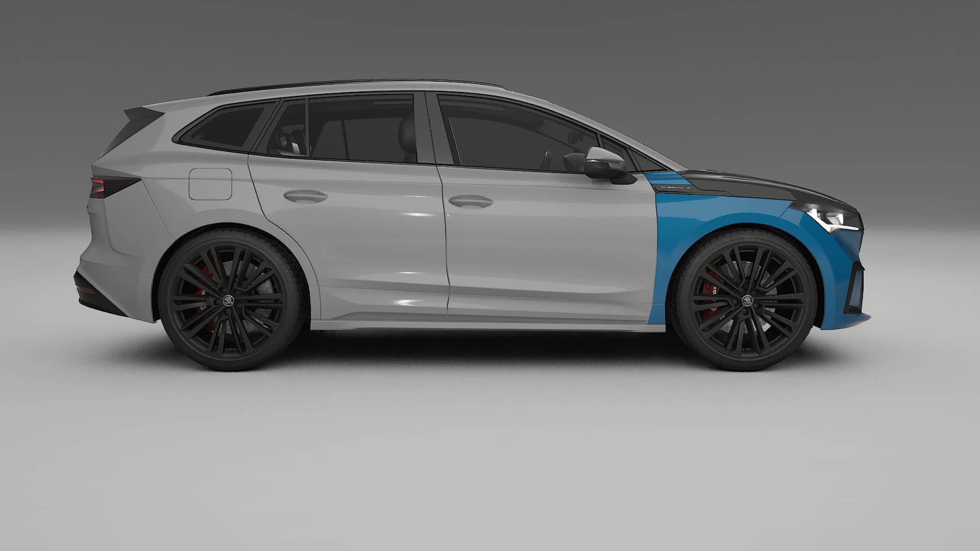 Škoda Enyaq MEB PPF | CrystalGuard Front Kit with Carbon Bonnet