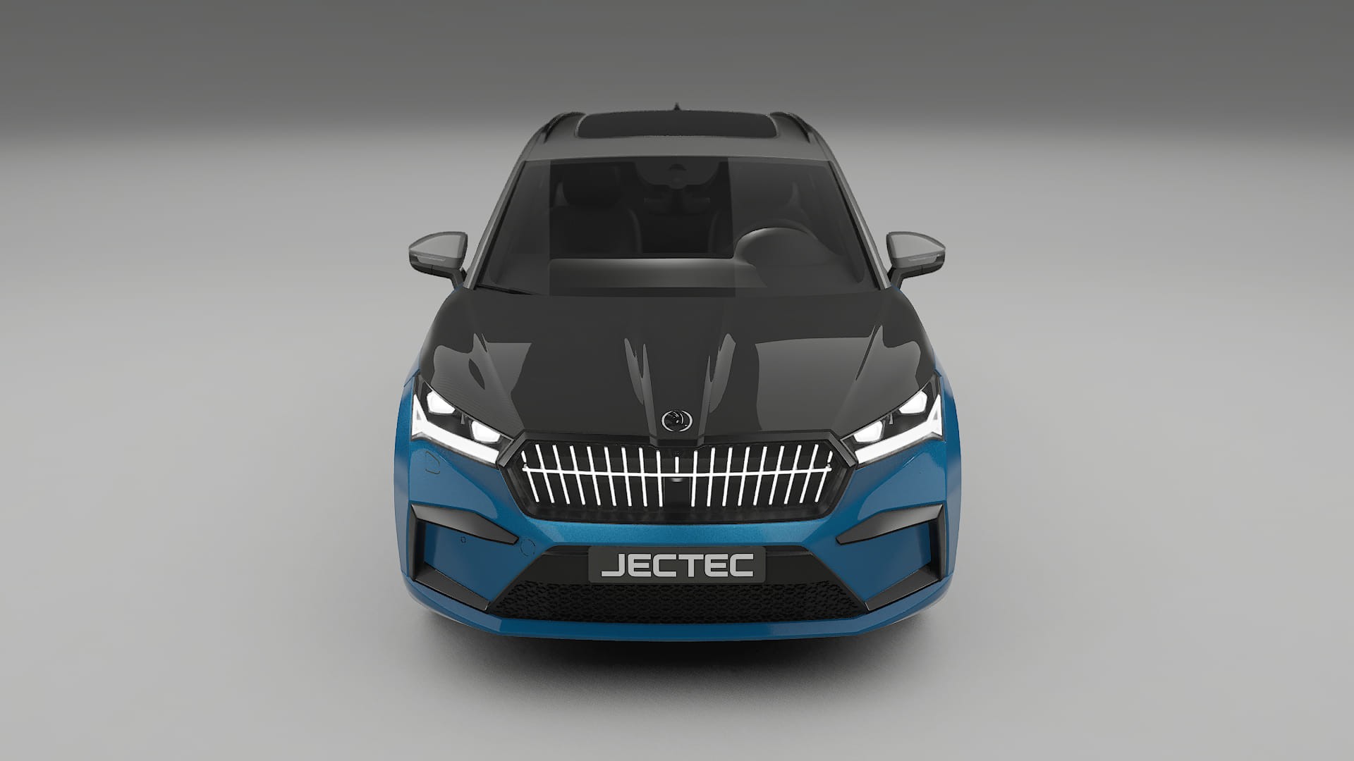 Škoda Enyaq MEB PPF | CrystalGuard Front Kit with Carbon Bonnet