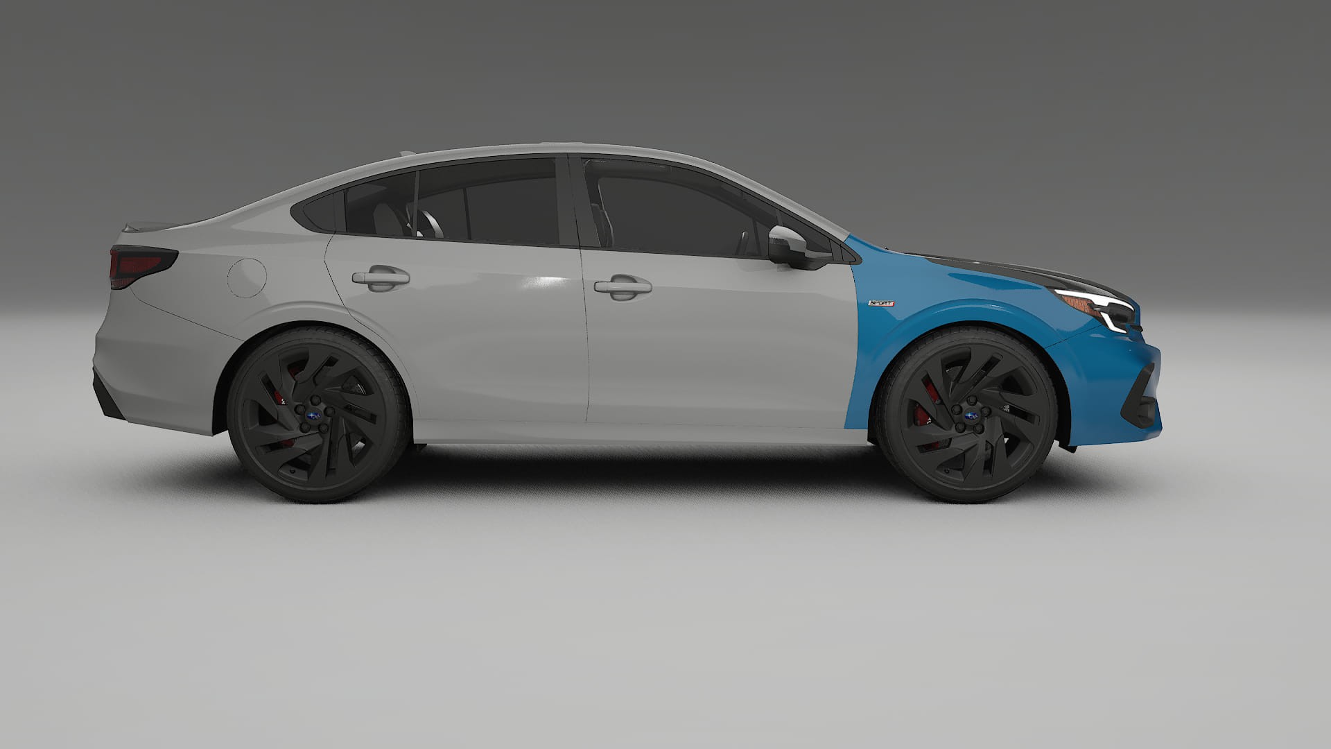 Subaru Legacy BW Lackschutzfolie | CrystalGuard Transparente PPF Komplett-Vorgeschnittener Kit 2