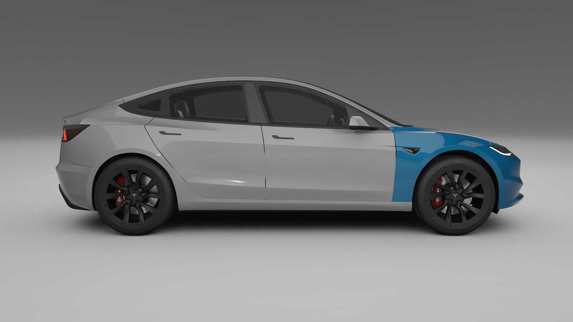 Tesla Model3 Highland PPF | CrystalGuard Front Kit with Carbon Bonnet 2