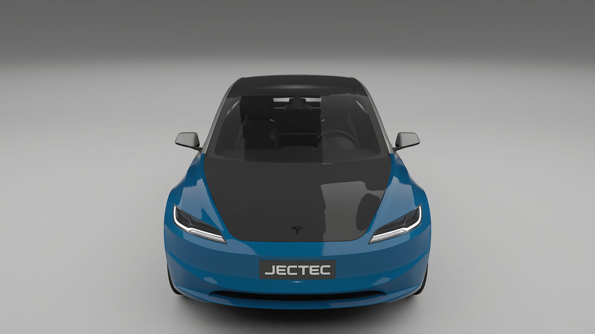 Tesla Model3 Highland PPF | CrystalGuard Front Kit with Carbon Bonnet