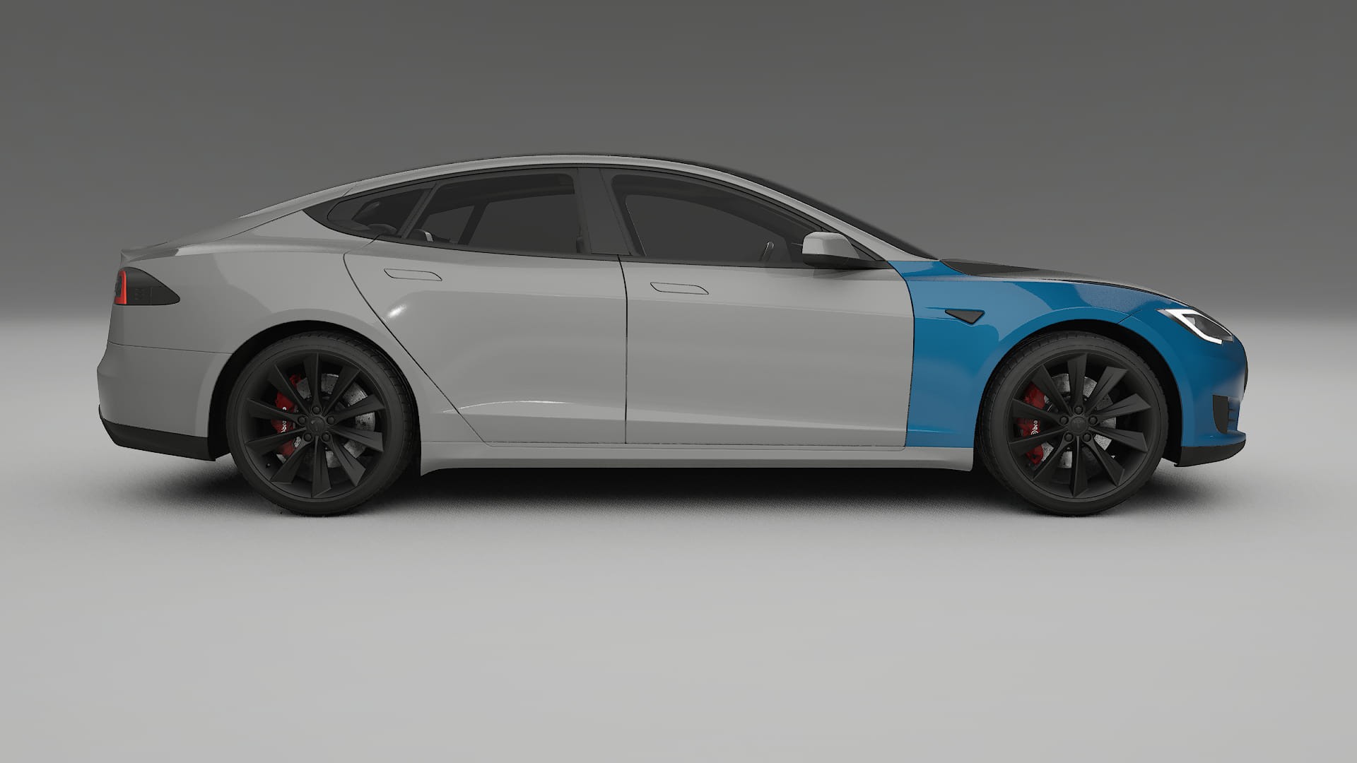 Tesla Model-S PPF | CrystalGuard Front Kit with Carbon Bonnet 2